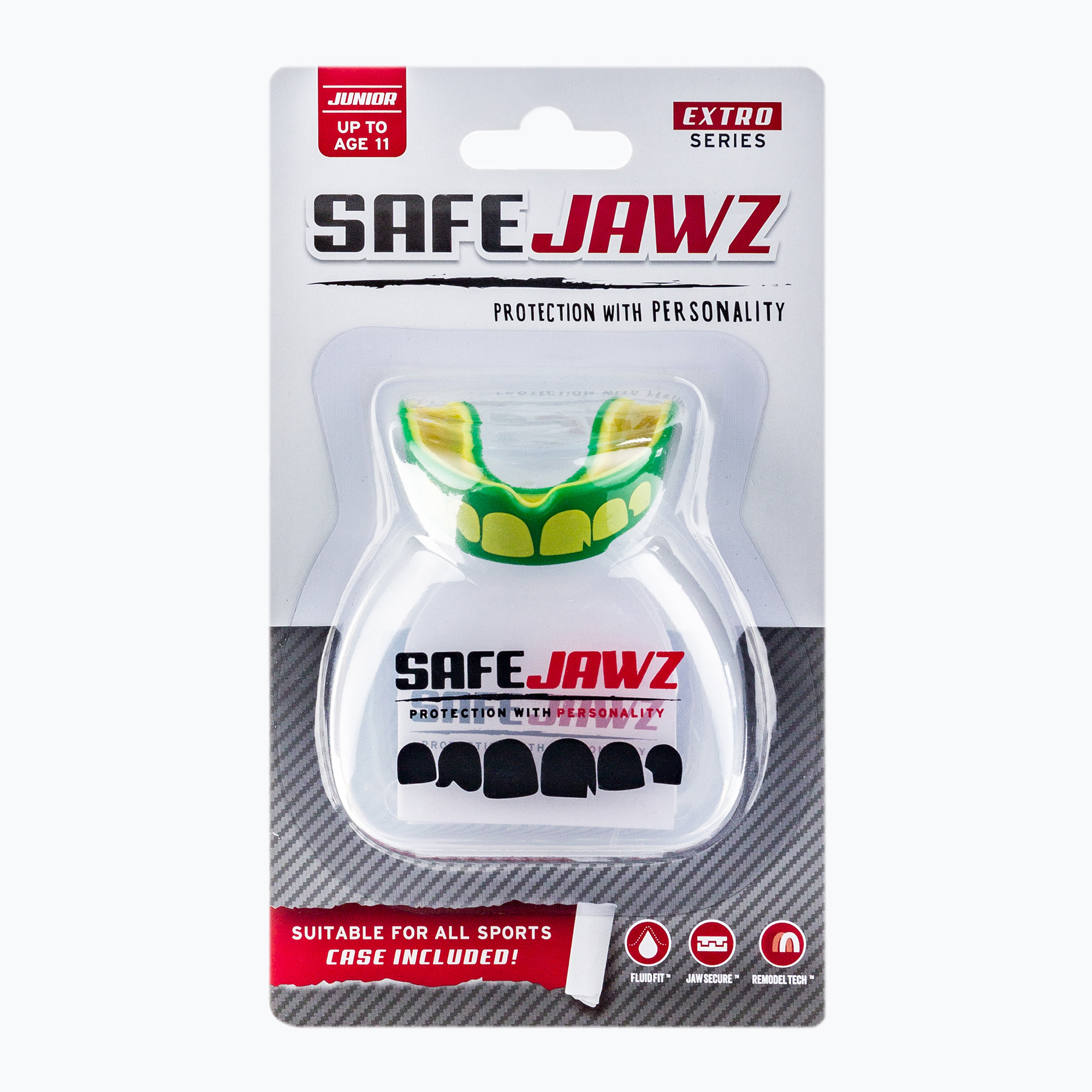 SAFEJAWZ Extro-Series protezione mandibola per bambini orchi (Extro Series SJOGREJ)