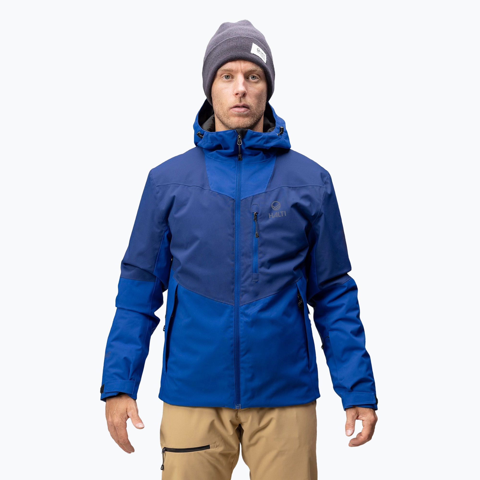 Giacca da sci da uomo Halti Wedeln DX surf the web blu (M) (Wedeln DX 059-2615/E34)