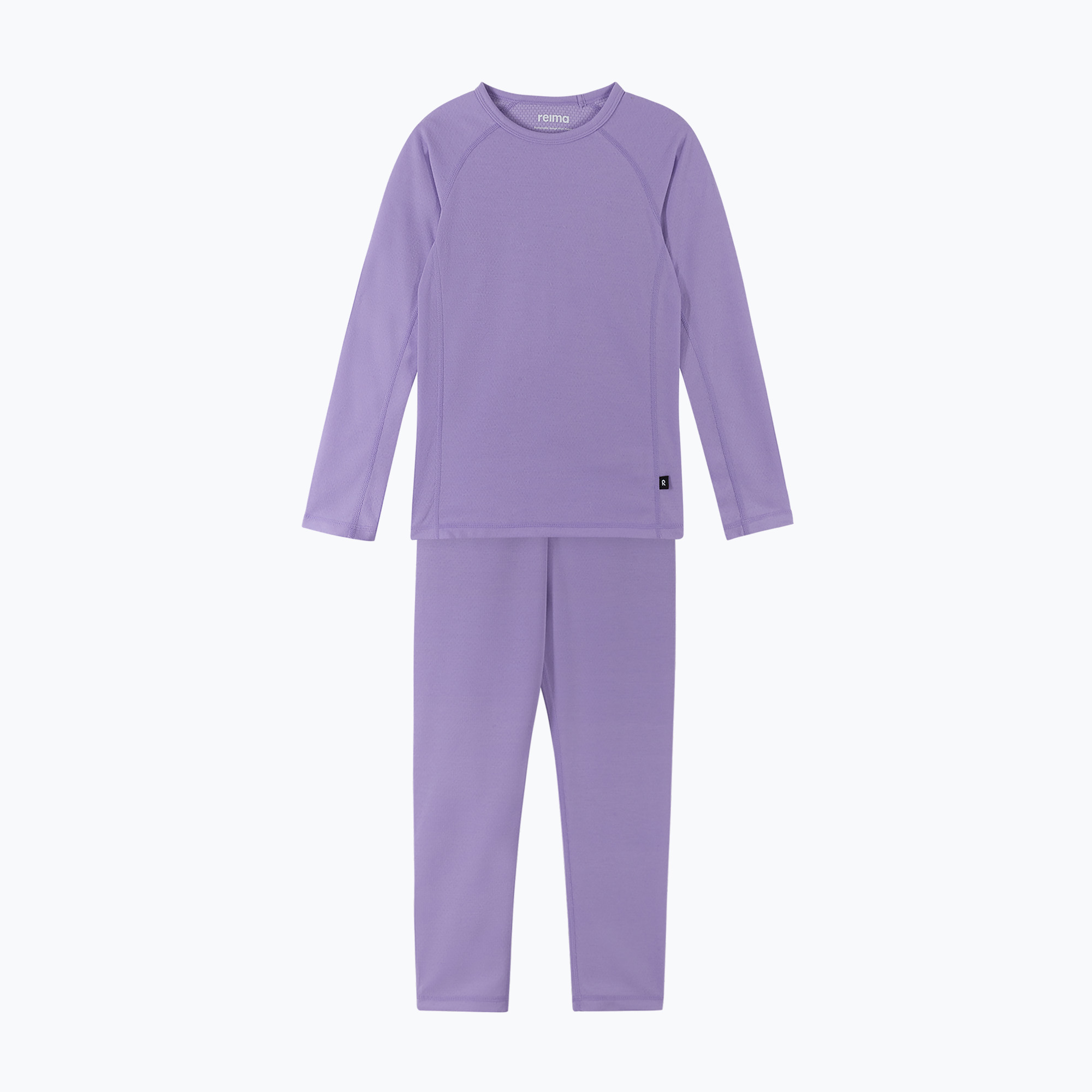 Set di biancheria intima termica per bambini Reima Lani lilla ametista (130) (Lani 5200031A-5450)