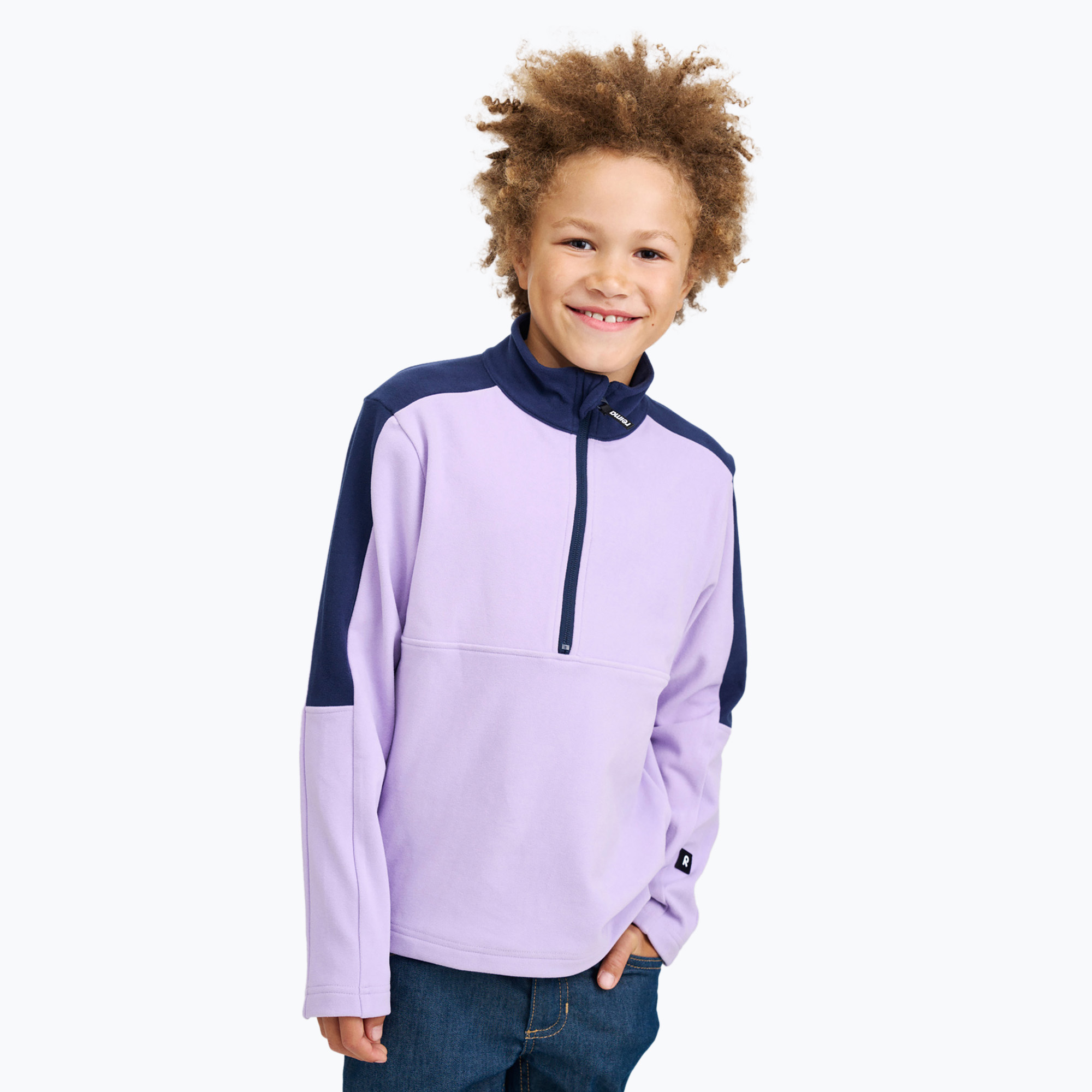 Felpa da bambino Reima Laduille lilla ametista (140) (Laduille 5200393A-5450)