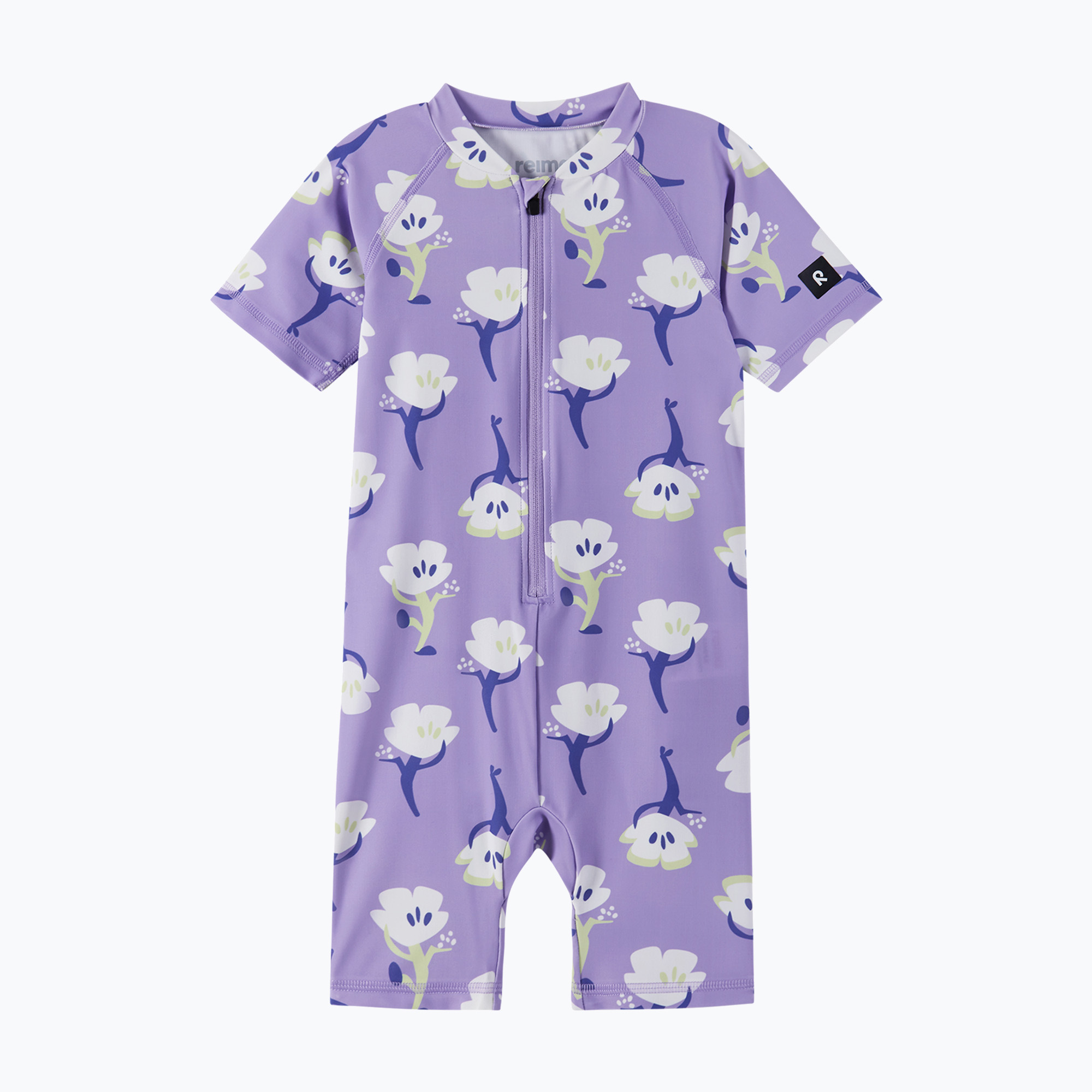 Reima Atlantti tuta da bambino UPF 50+ lilla fiorito (68) (Atlantti 5200131B-5451)