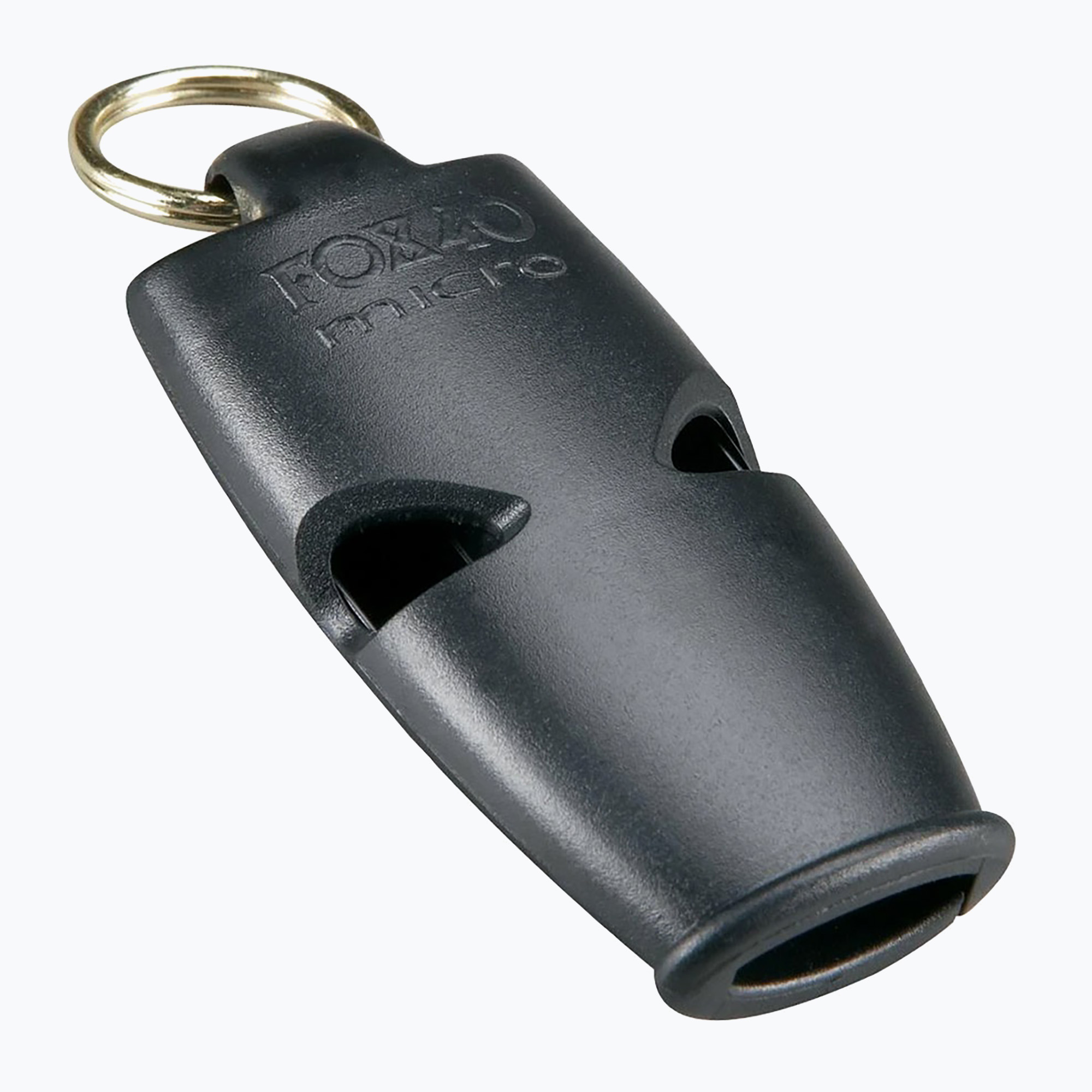 Fischietto con cavo Fox 40 Micro Safety nero (Micro Safety 9513)