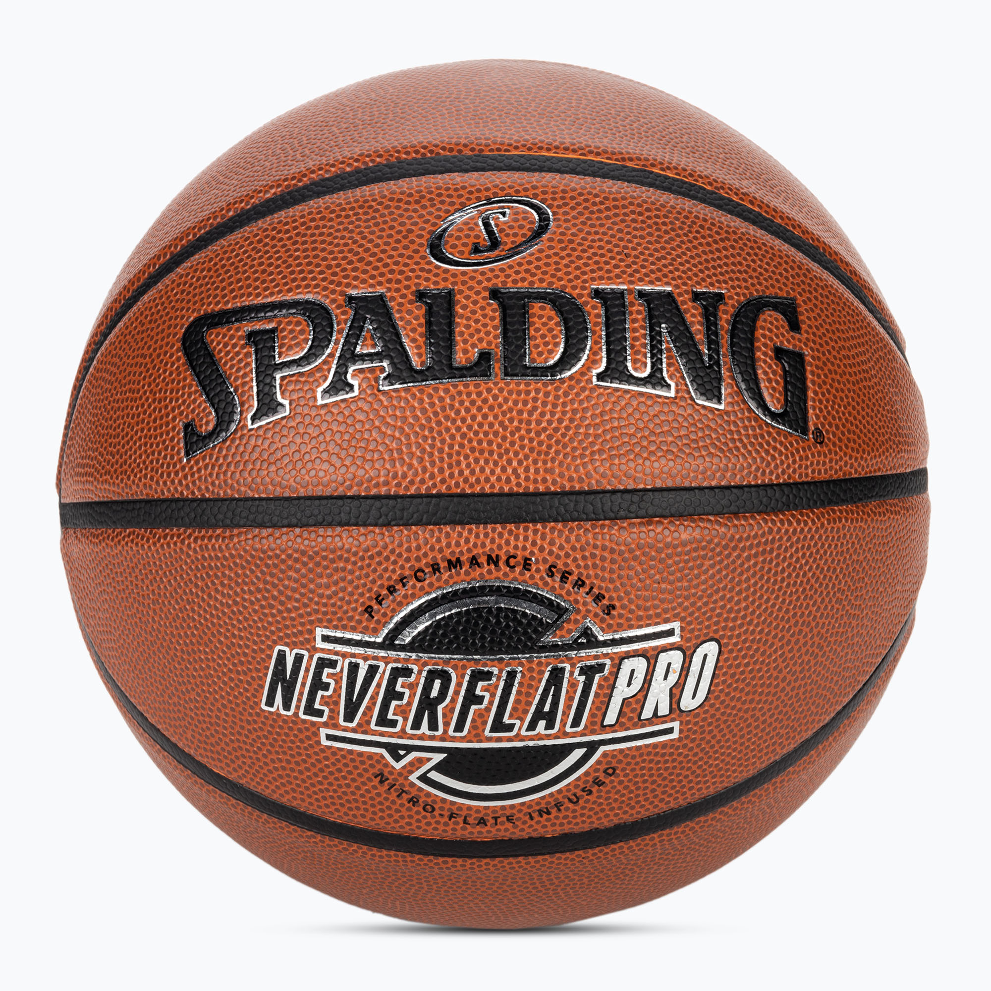 Spalding NeverFlat Pro basket arancione taglia 7 (7) (NeverFlat Pro 76670Z)