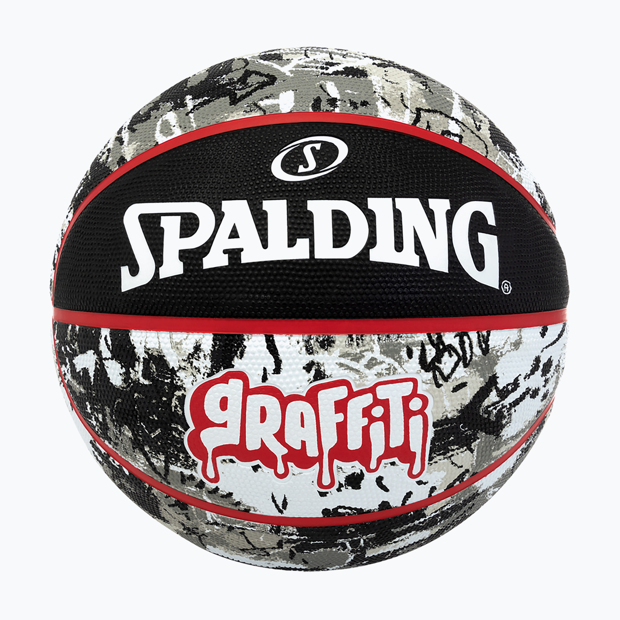 Spalding Graffiti basket nero / rosso dimensioni 7 (7) (Graffiti 84378Z)