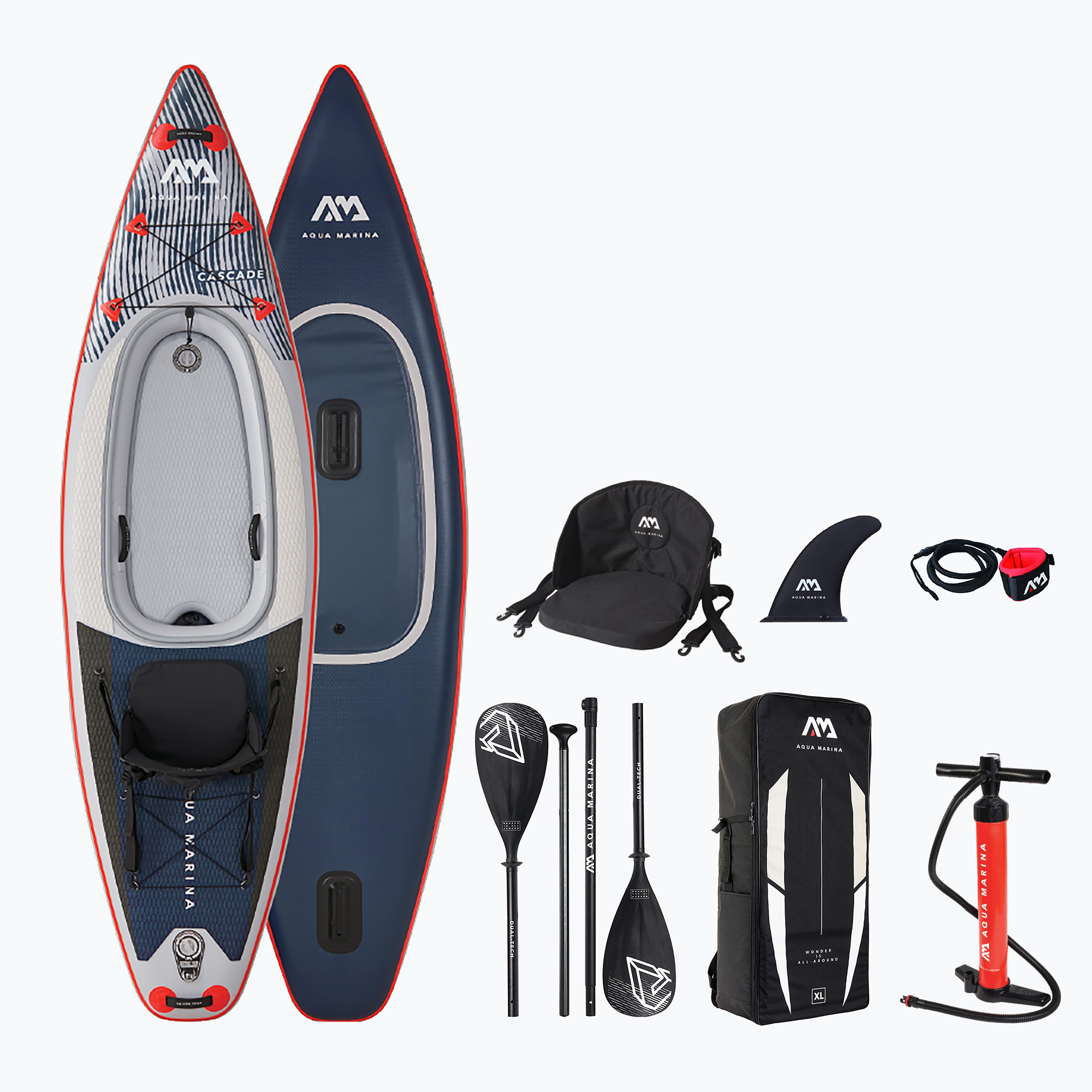 Aqua Marina Cascade 11'2" kayak/SUP ibrido (340 cm) (Cascade BT-24CAP)