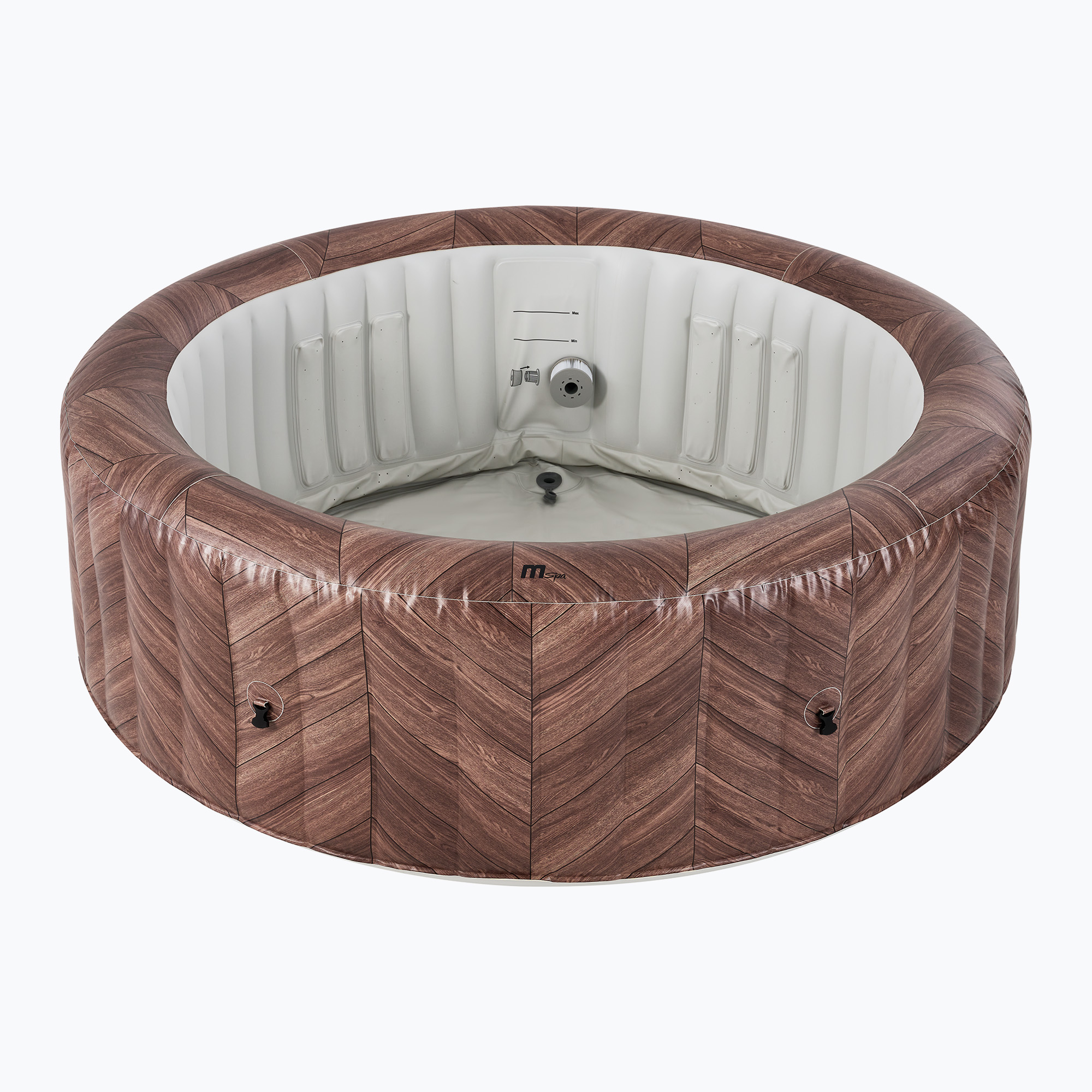 Jacuzzi 6 persone MSpa Comfort Fermo venature del legno (204 x 204 x 70 cm) (Comfort Fermo C-FE062)