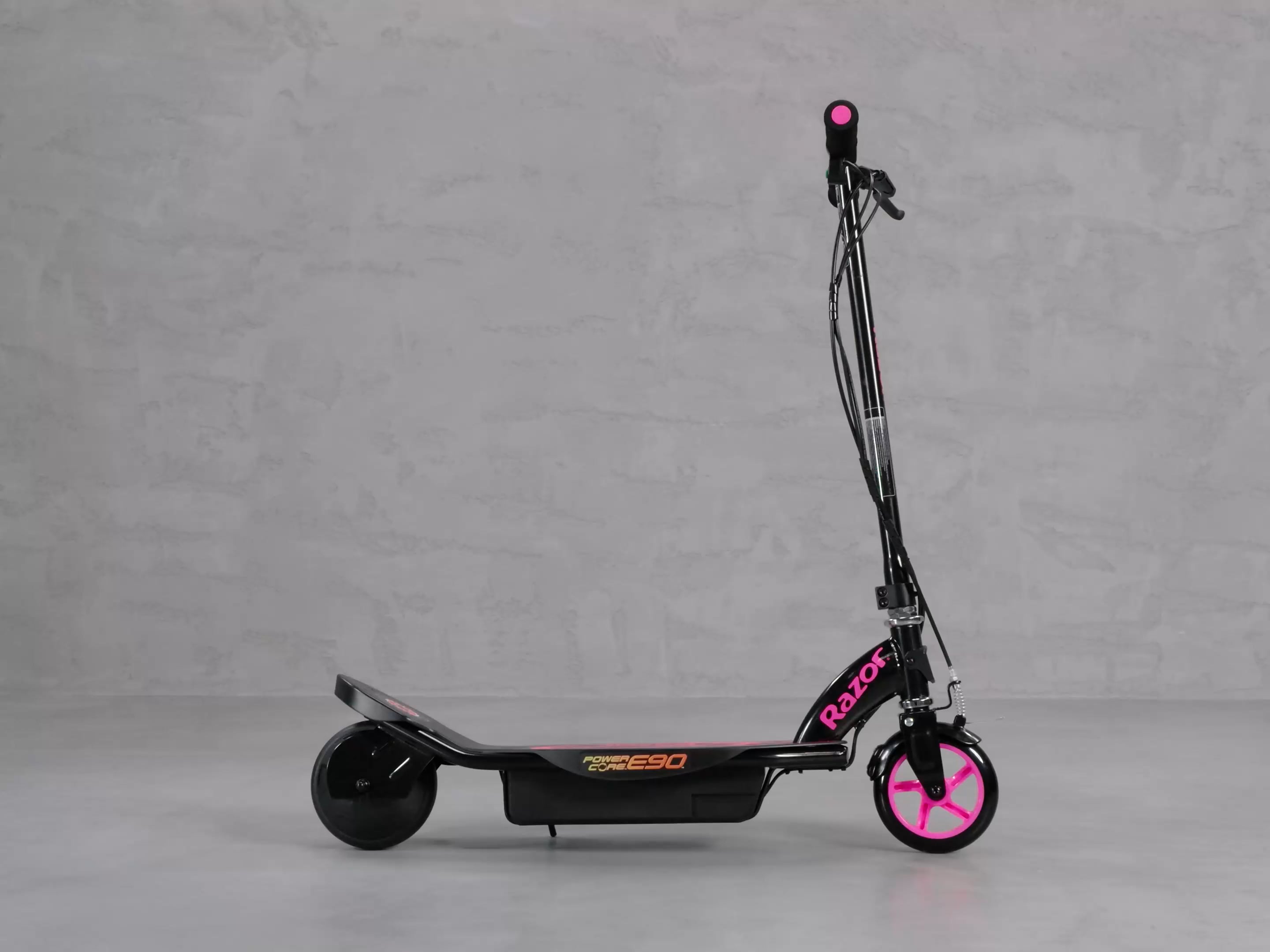 Scooter elettrico per bambini Razor E90 Powercore Owa rosa