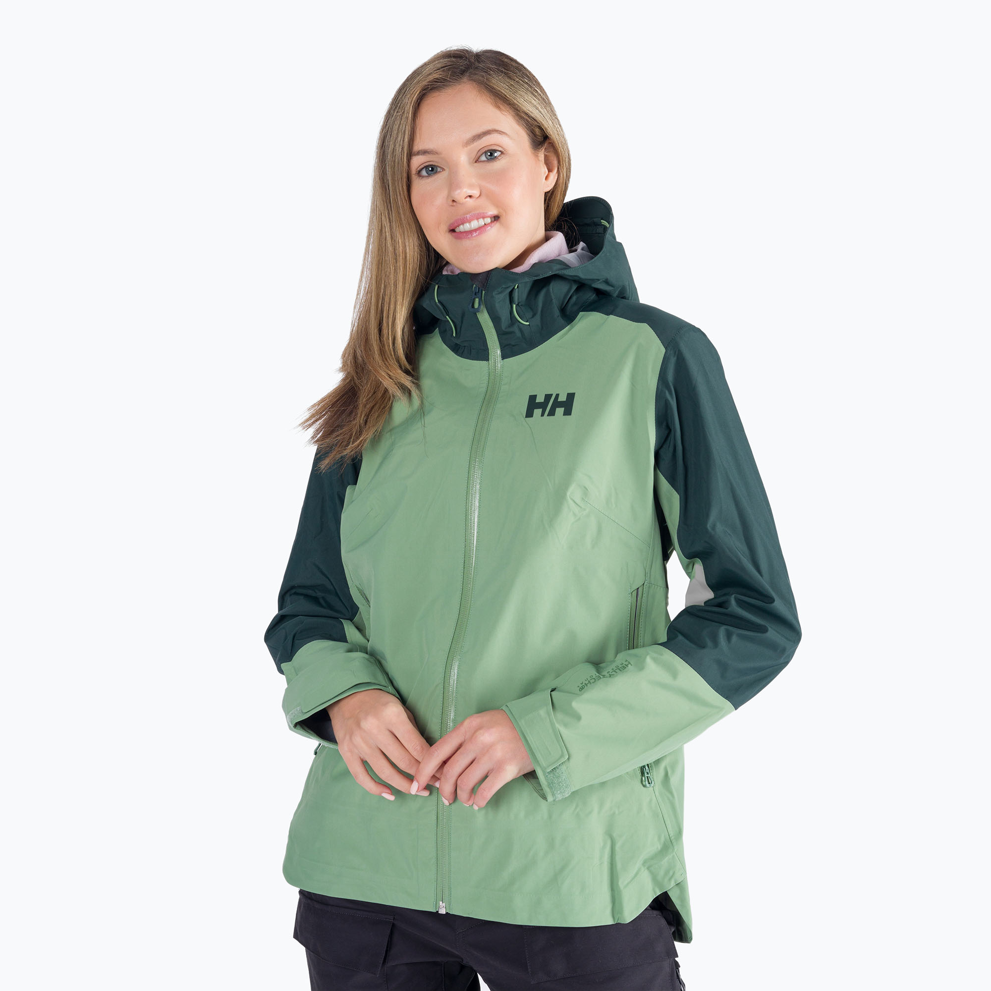 Giacca da pioggia Helly Hansen da donna Verglas 3L Shell jade 2.0 (S) (Verglas 3L Shell 62757_406)