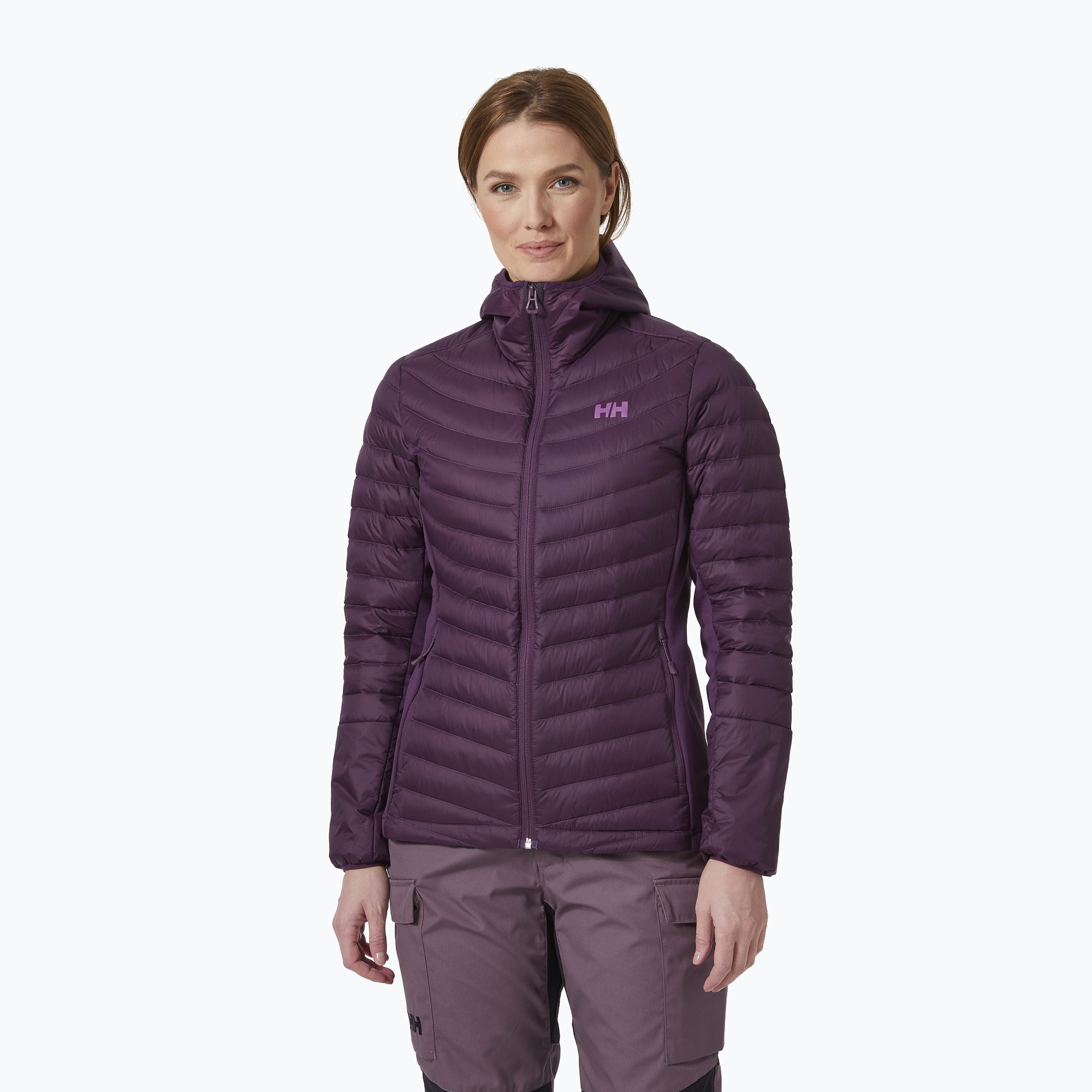 Helly Hansen piumino donna Verglas Hood Down Hybrid Insulator ametista (S) (Verglas Hood Down Hybrid Insulator 63026_670)