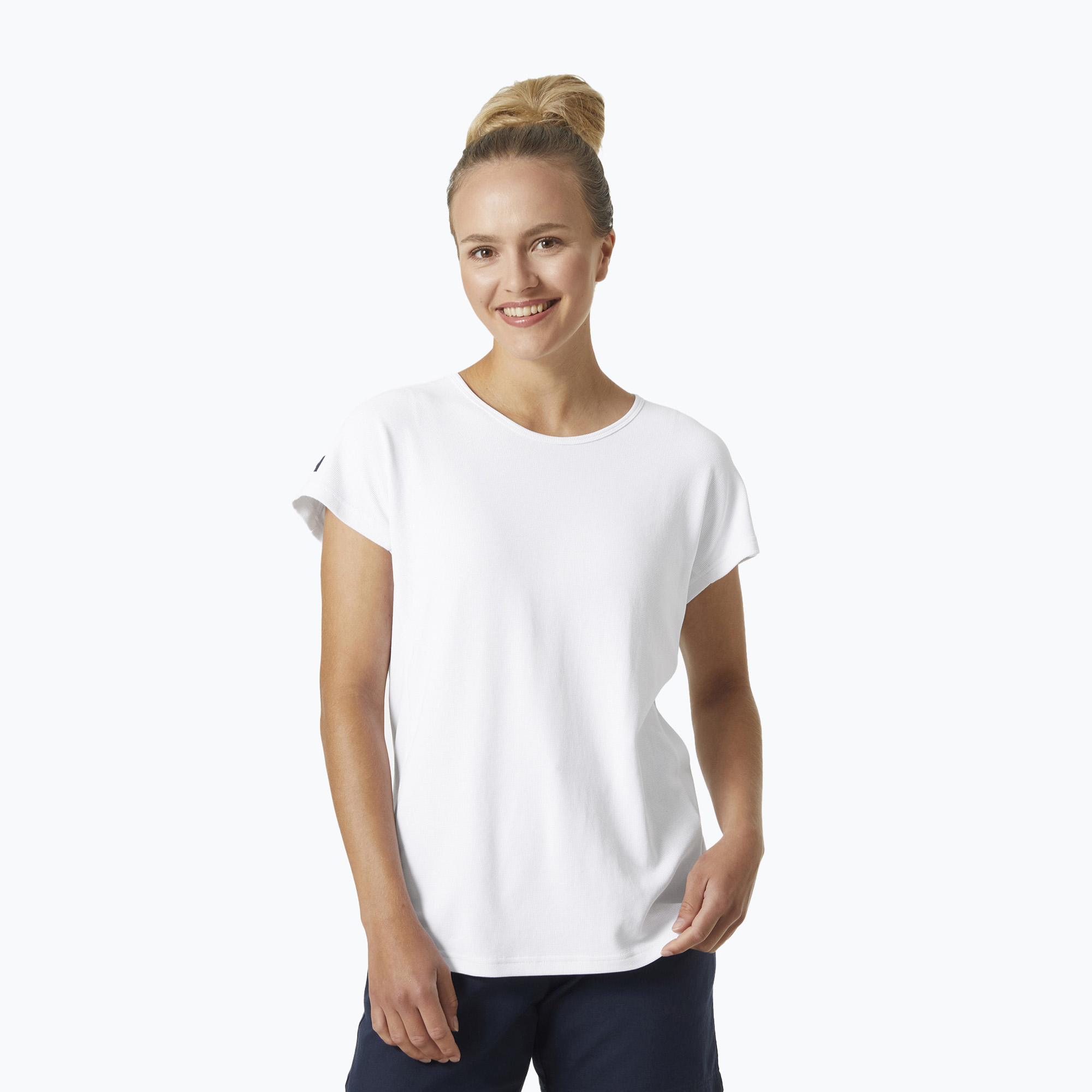 T-shirt Helly Hansen donna Crewline Top bianco (S) (Crewline Top 34356_001)