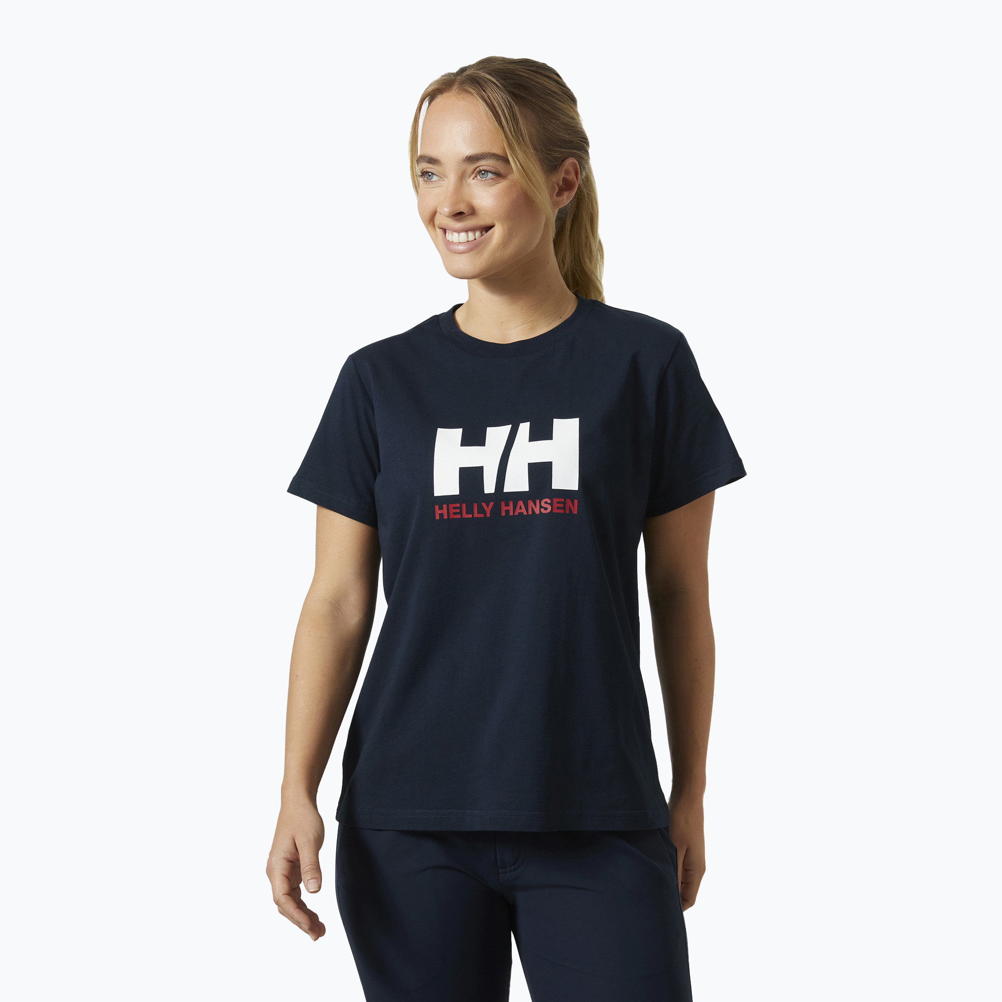 T-shirt Helly Hansen donna Logo 2.0 navy (XL) (Logo 2.0 34465_597)