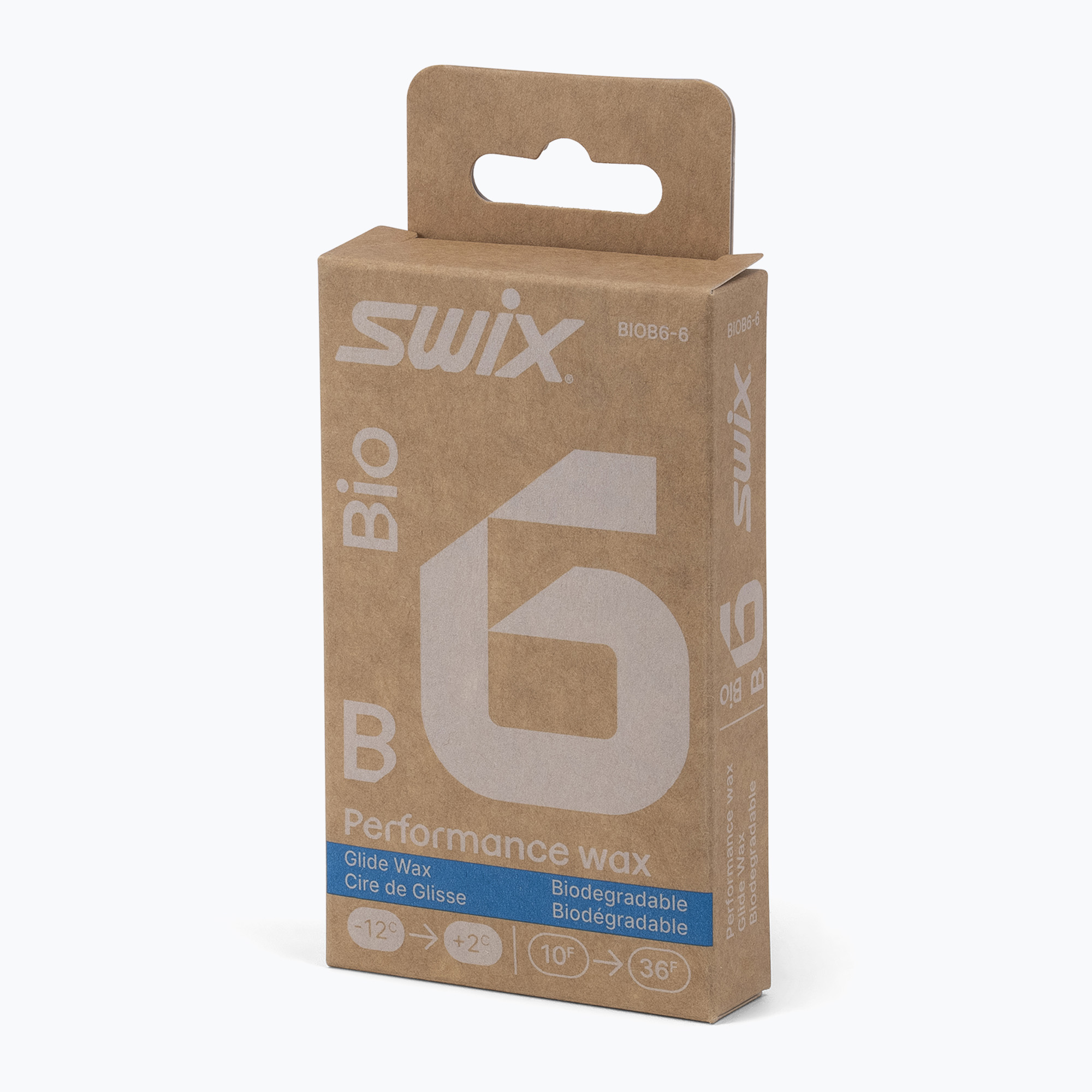 Swix Bio-B6 Performance Wax 60 g lubrificante per sci (60 g) (Bio-B6 Performance Wax BIOB6-6)