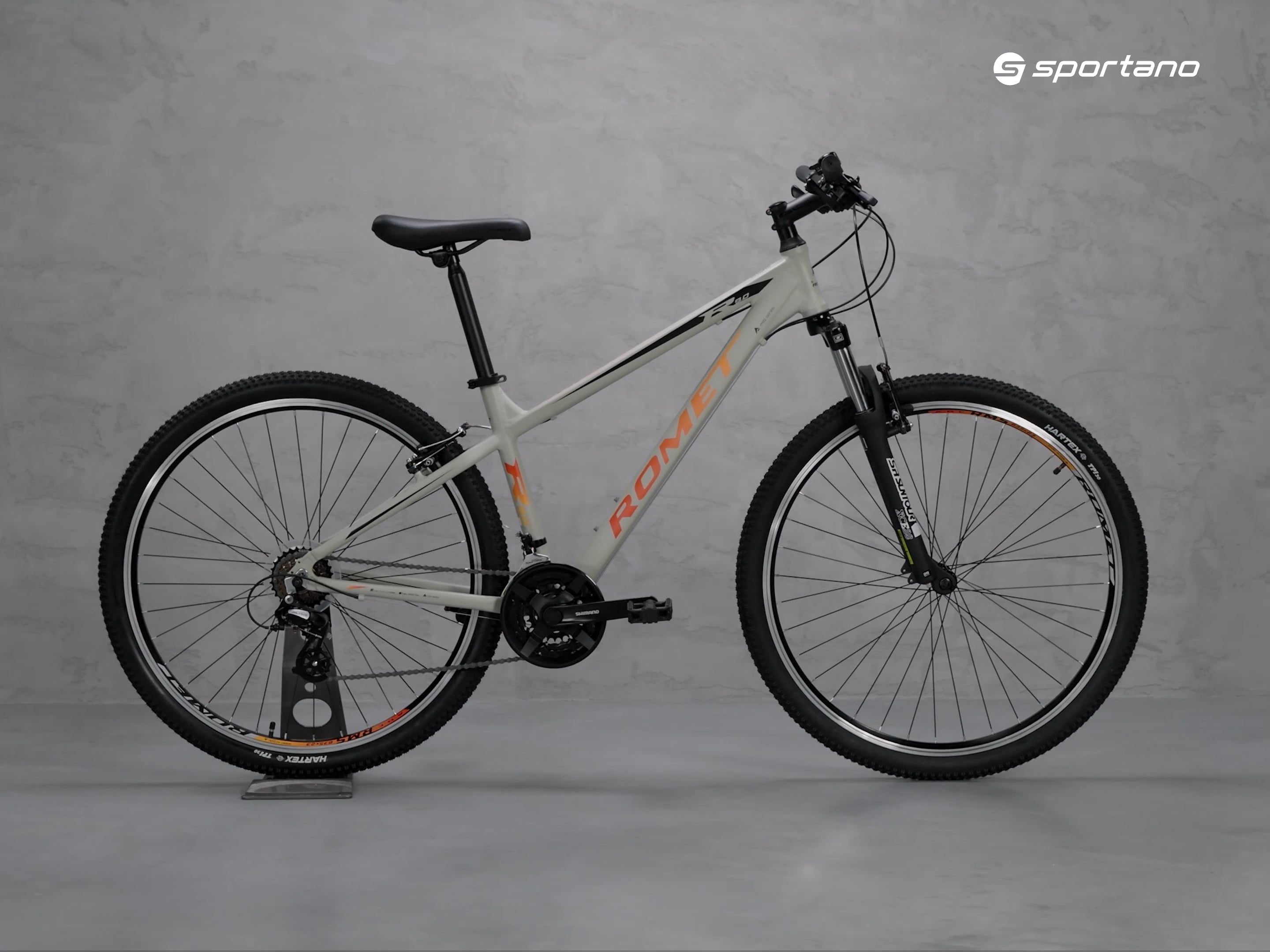 Romet Rambler R9.0 mountain bike grigio/arancione