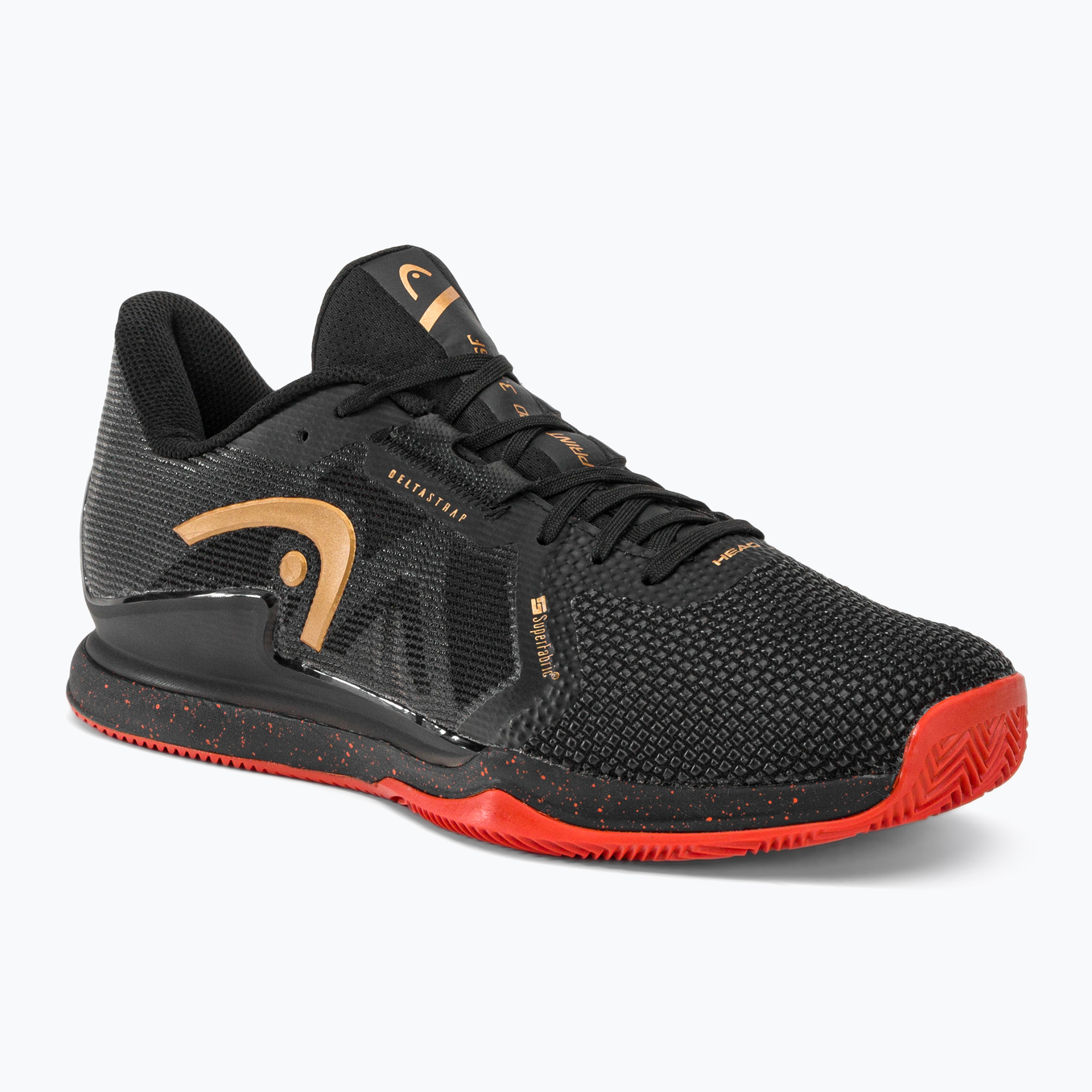 Scarpe da tennis HEAD Sprint Pro 3.5 SF Clay nero/arancio (46 EU) (Sprint Pro 3.5 SF Clay 273012)