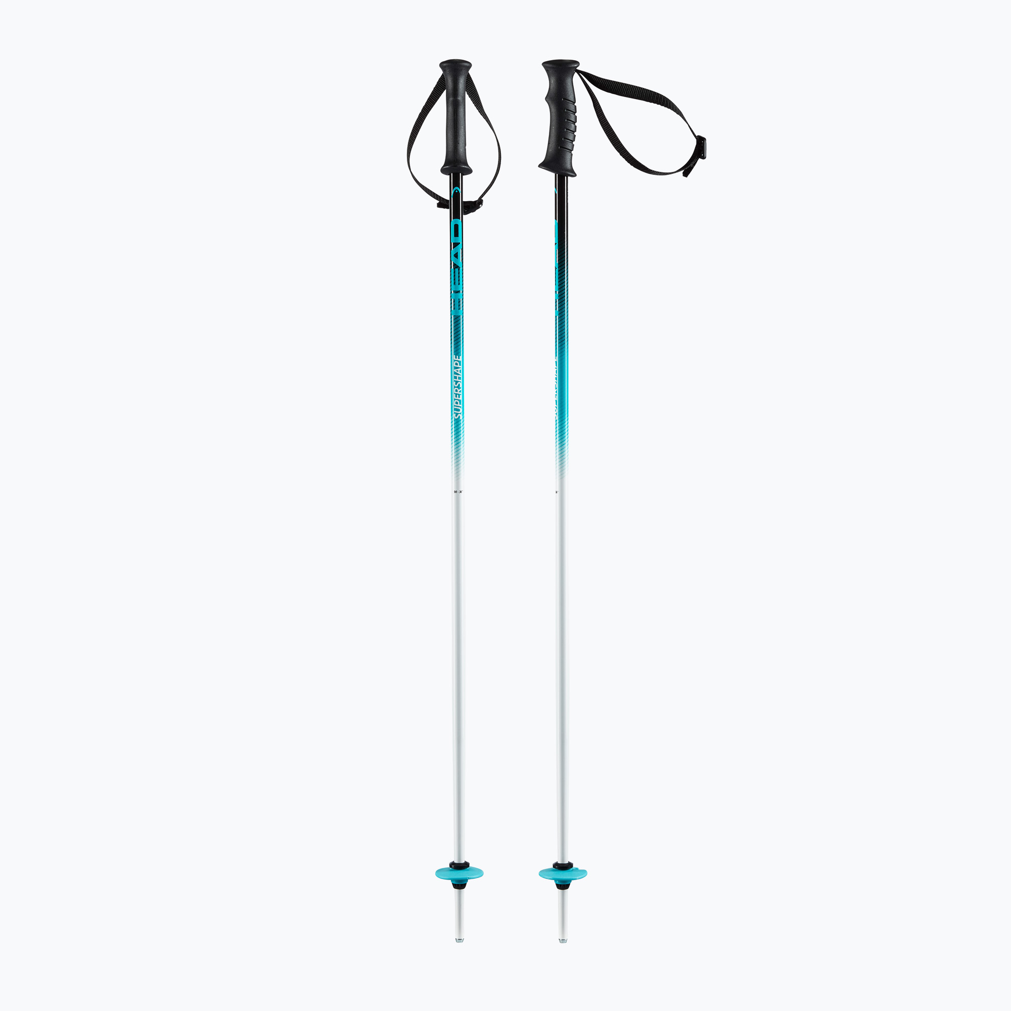 Bastoncini da sci HEAD Supershape Team per bambini, bianco/nero/blu (85 cm) (Supershape Team 381963)
