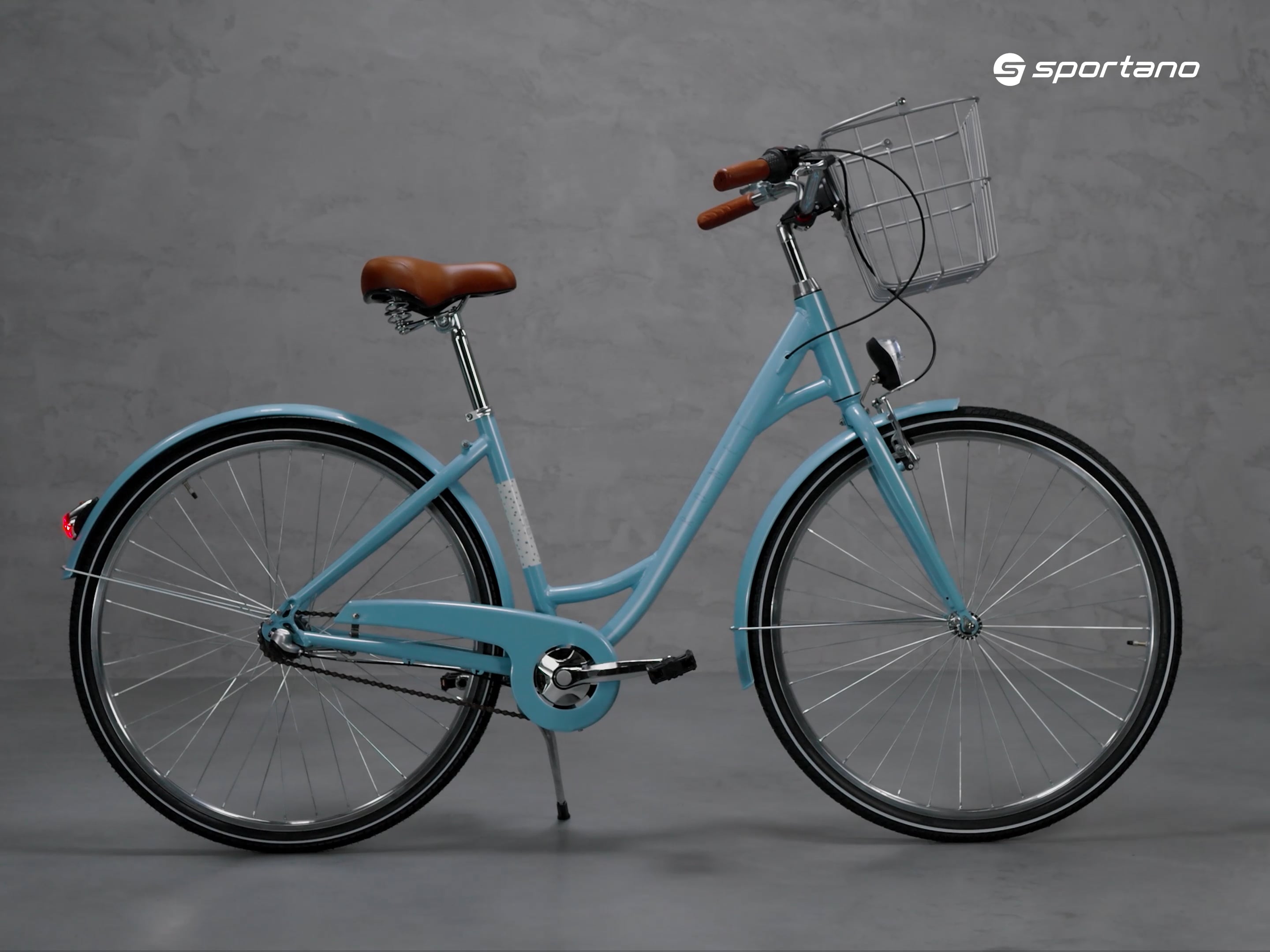 Bicicletta da donna Romet Pop Art 28 Eco blu