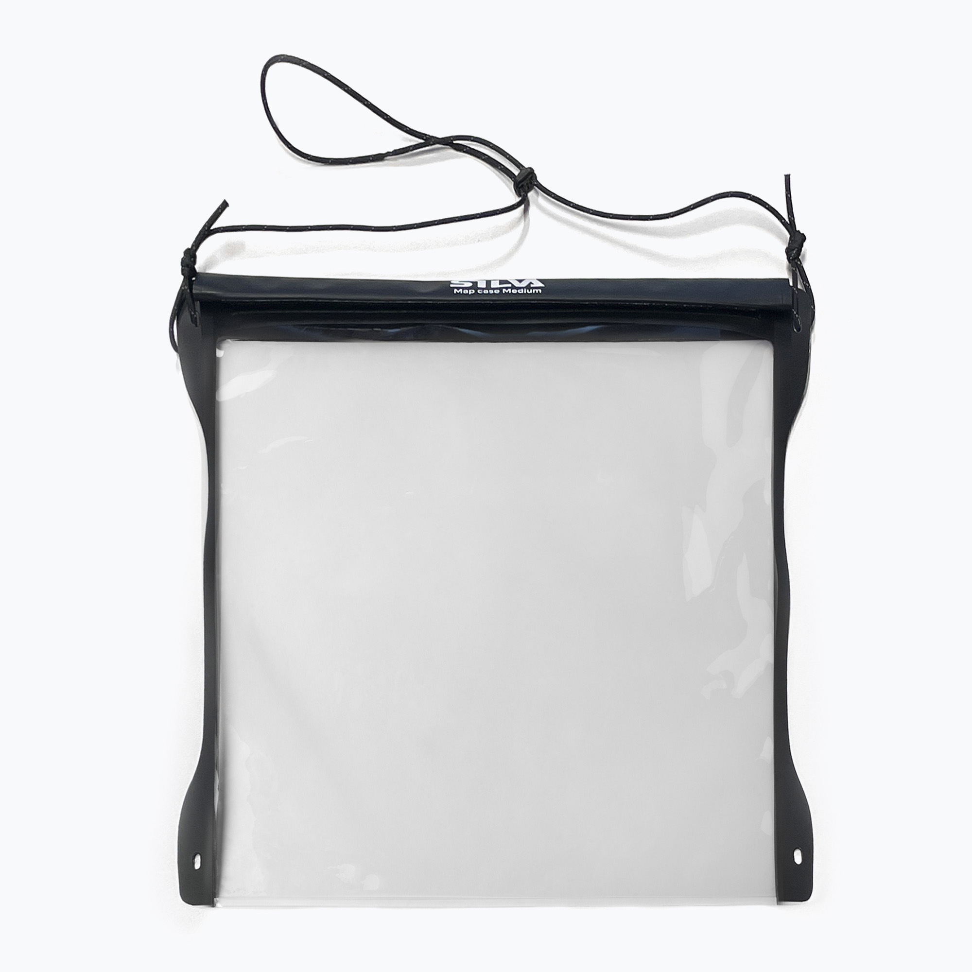 Silva Map Case Medium trasparente/nero