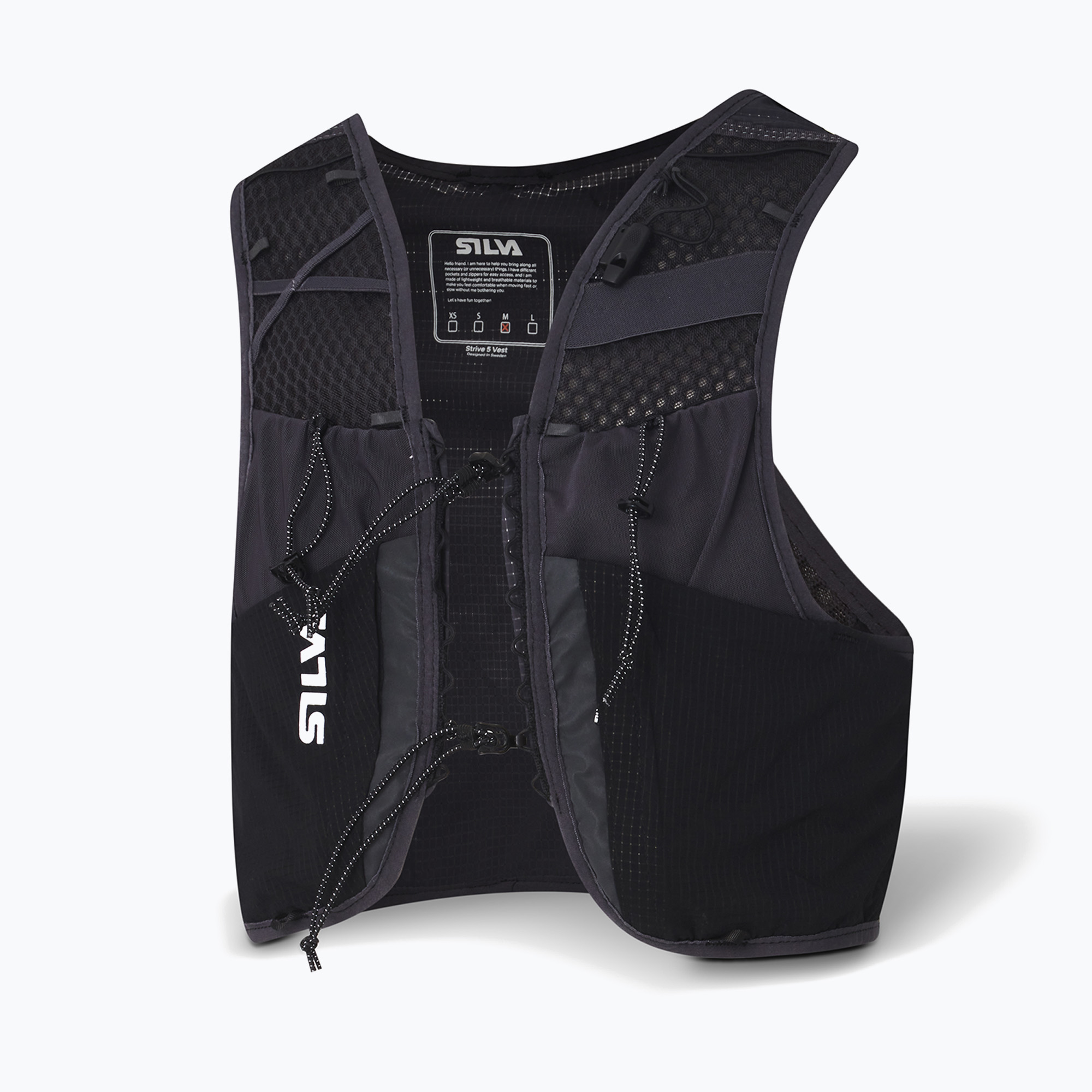 Gilet da corsa Silva Strive 5 Vest nero (L) (Strive 5 Vest 38383)