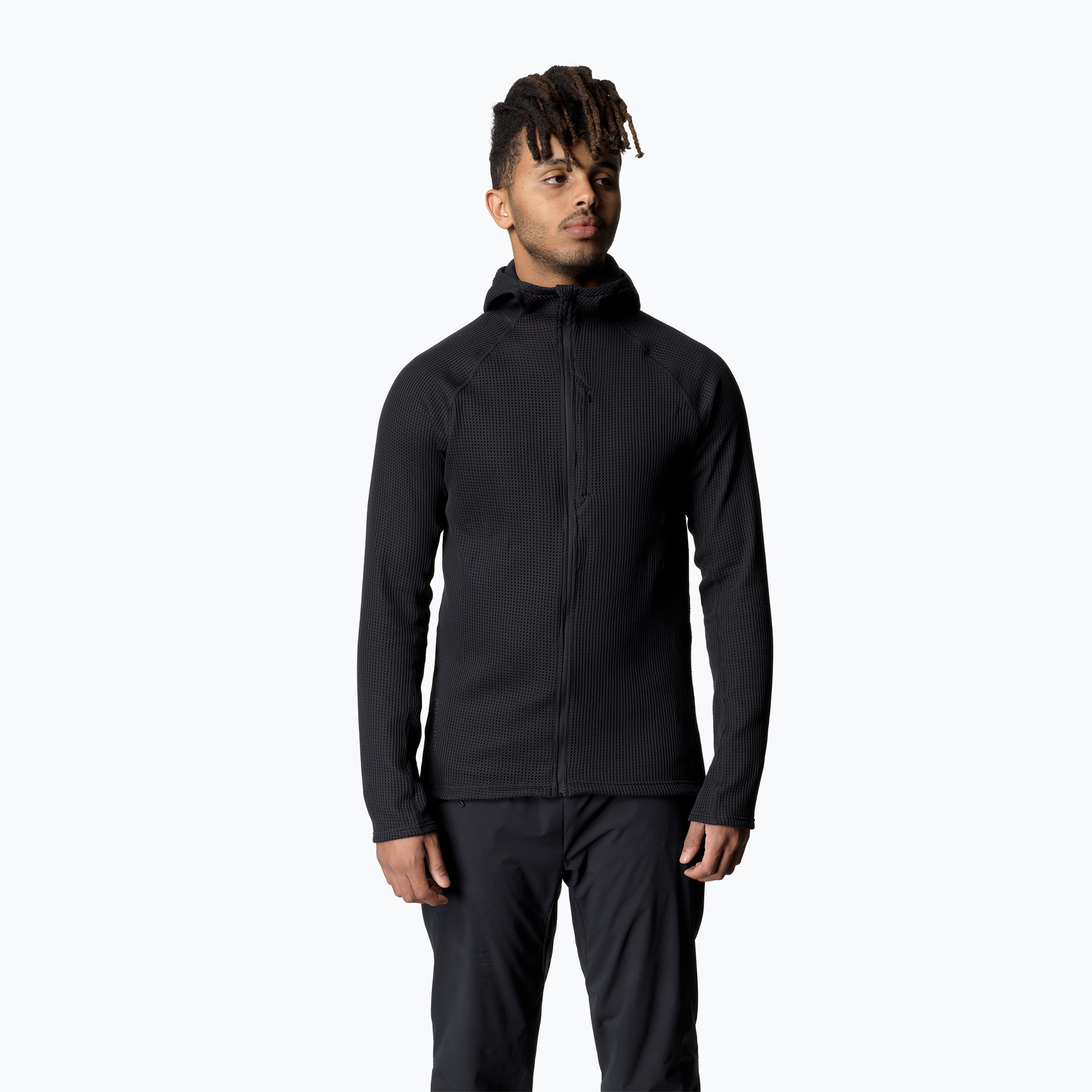 Felpa Houdini Pace Flow da uomo nero vero (S) (Pace Flow Houdi 8300119002)
