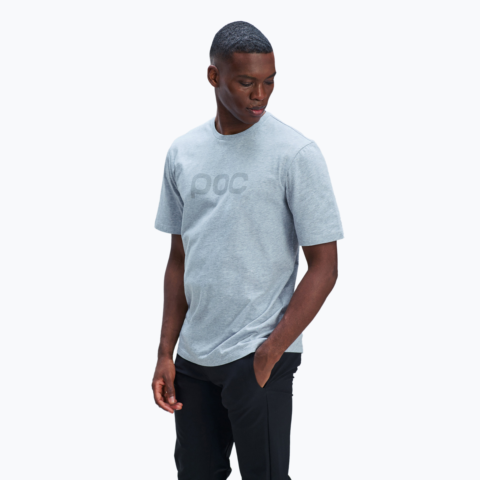 Maglietta POC Tee grigio/melange (M) (Tee 61650)