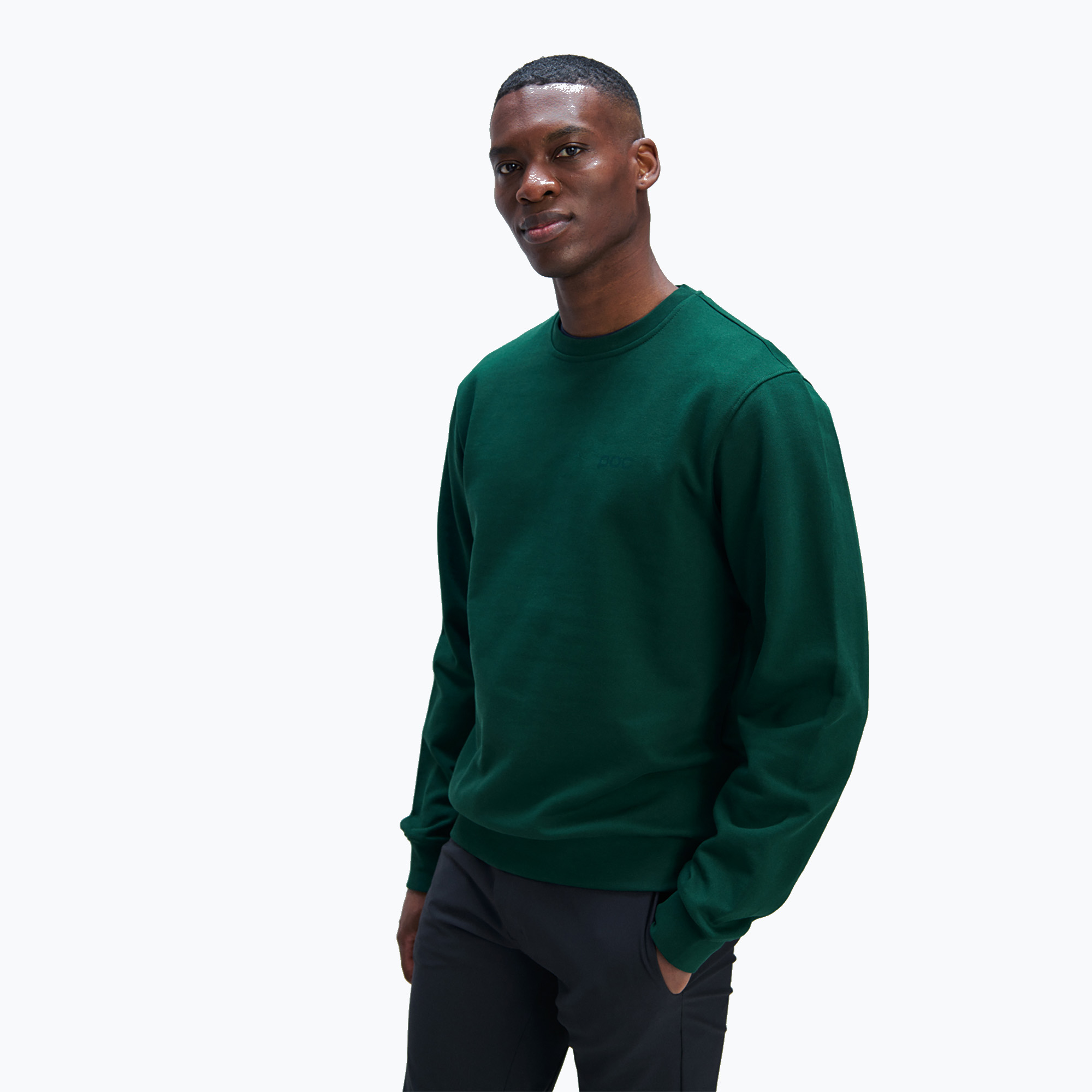 Felpa POC Crew verde pargasite (XL) (Crew 61651)