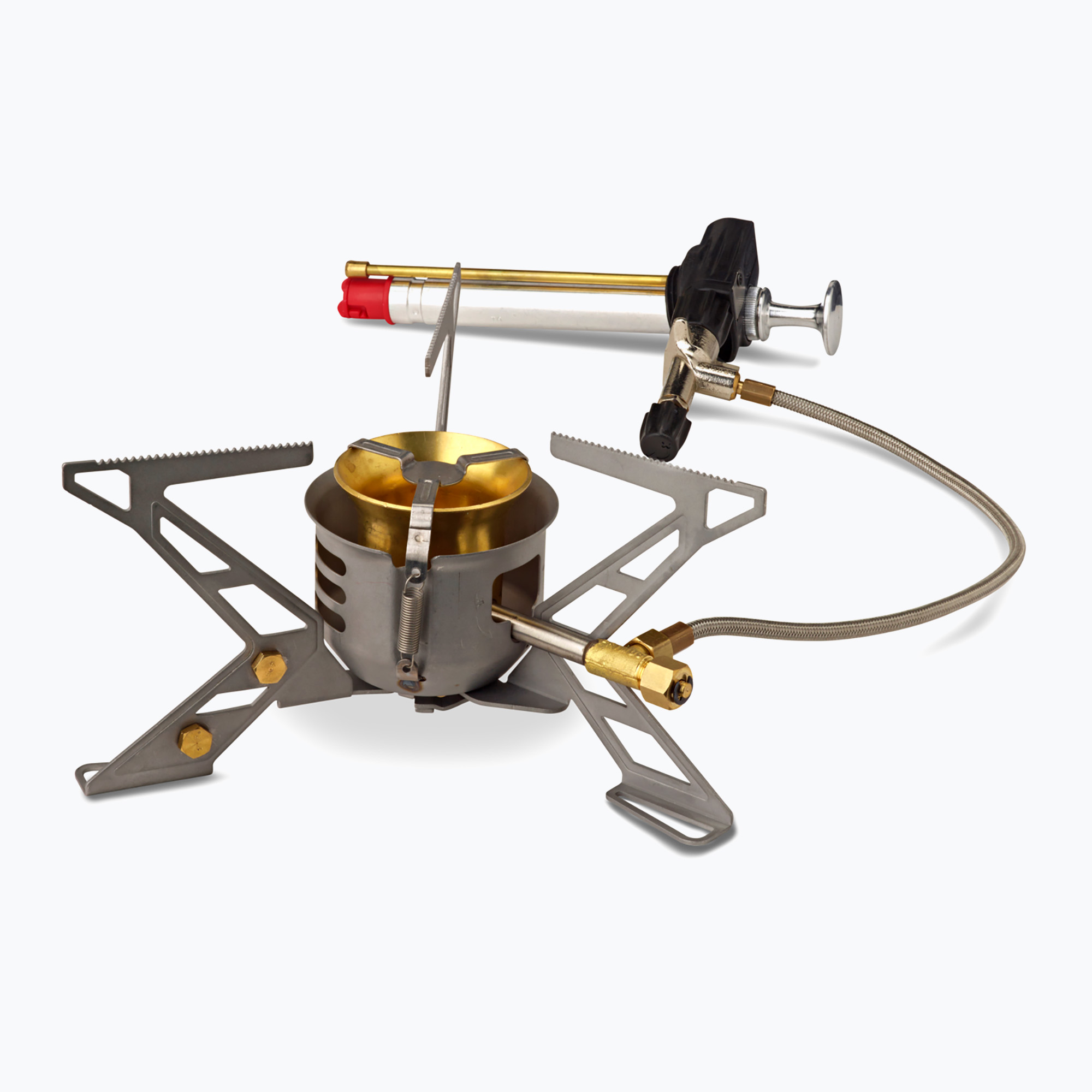 Fornello da turismo Primus OmniFuel II con bottiglia e custodia (OmniFuel II with Bottle & Pouch P328988)