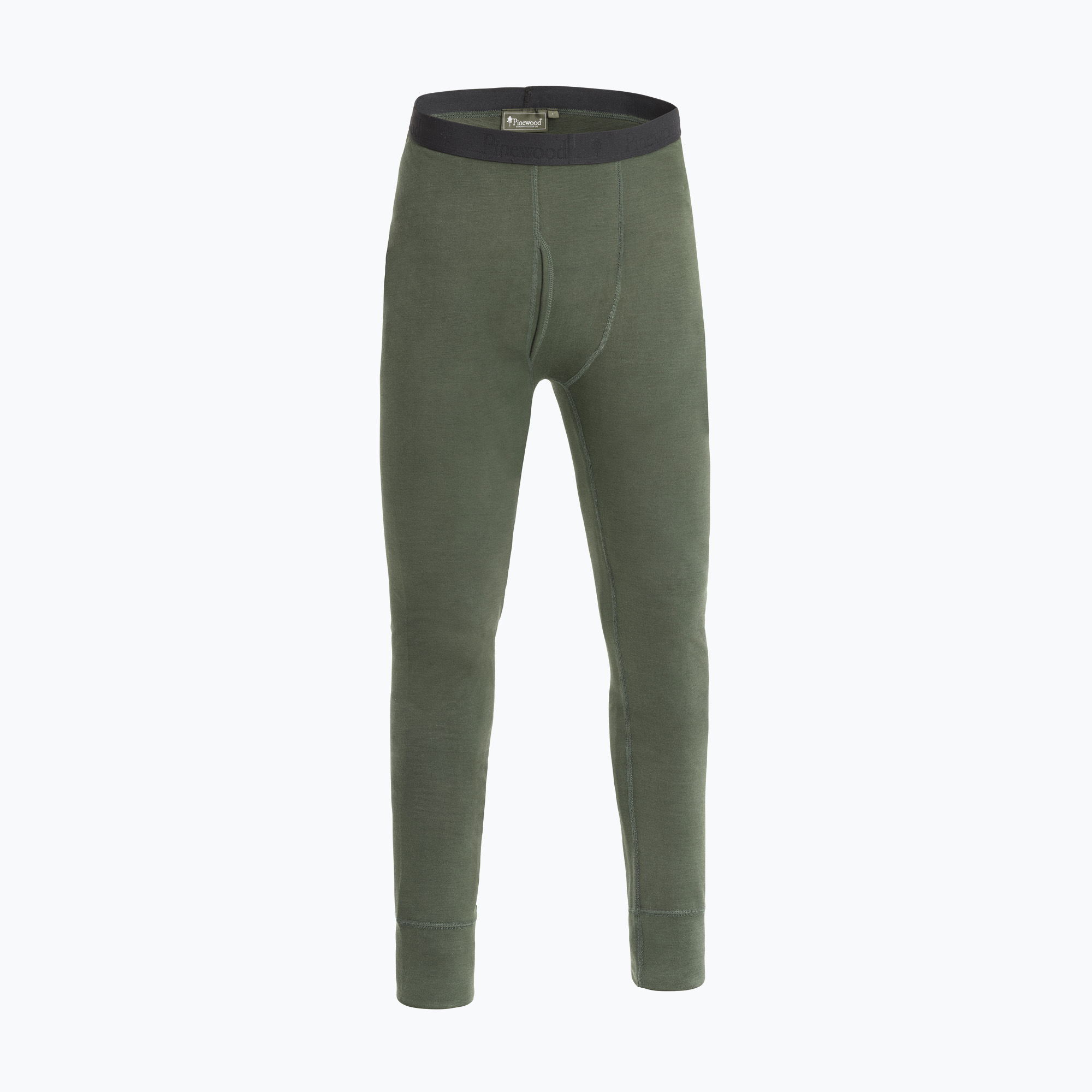 Pinewood Abisko Merino Base Layer pantaloni termici d.mossgreen (S) (Abisko Merino Base Layer 5407)