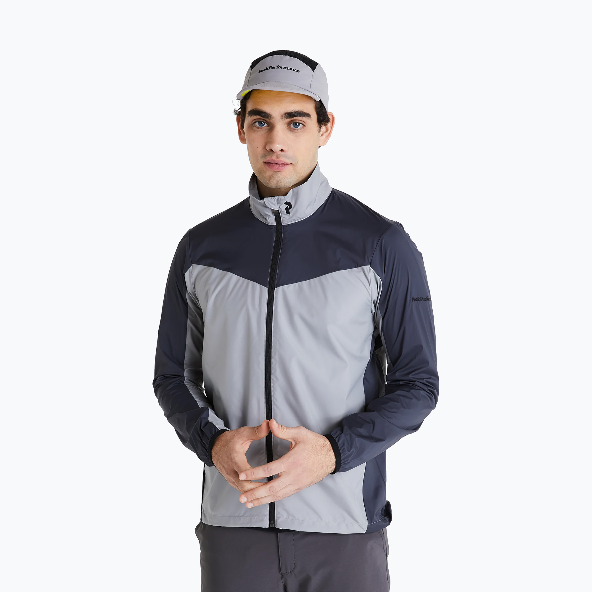 Giacca Peak Performance Meadow Wind soud mist motion uomo grigio (S) (Meadow G77164050)