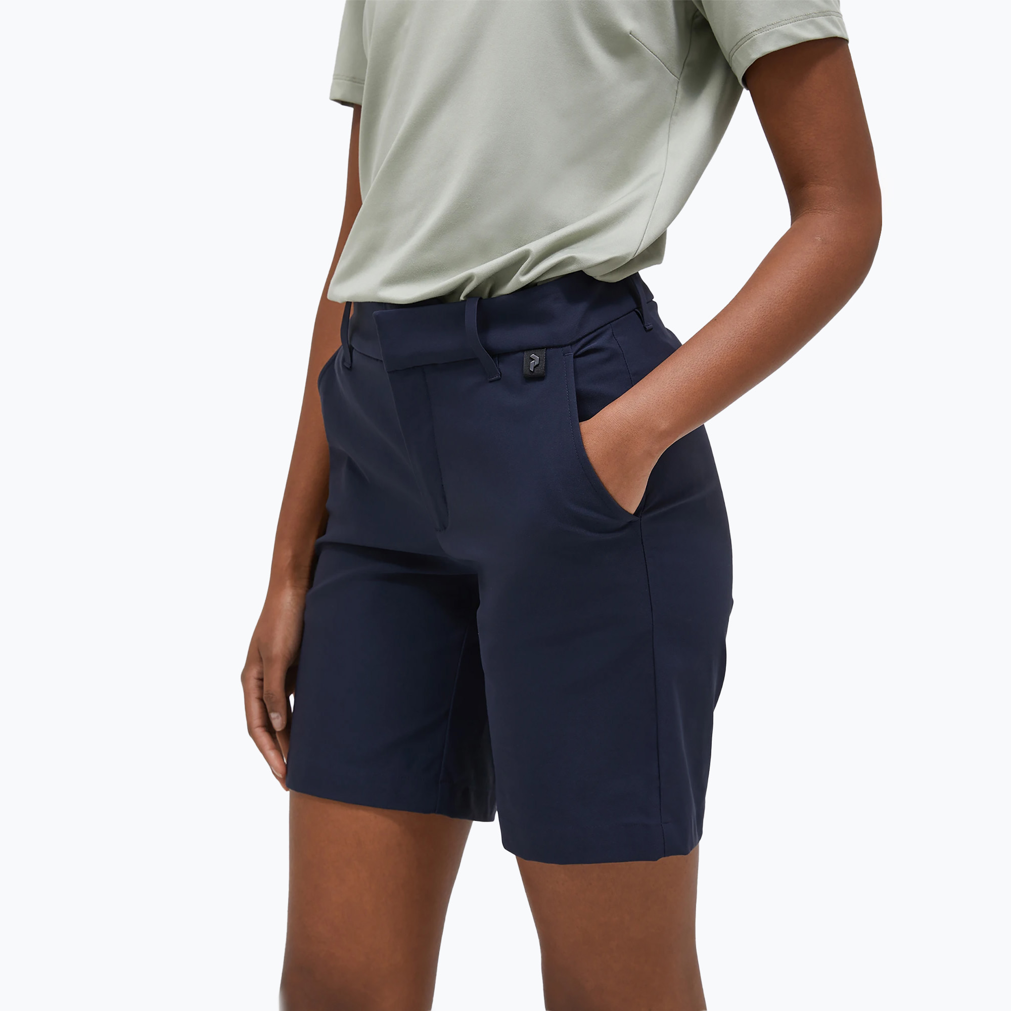 Pantaloncini da golf Peak Performance Illusion blue shadow da donna (26) (Illusion G77193010)