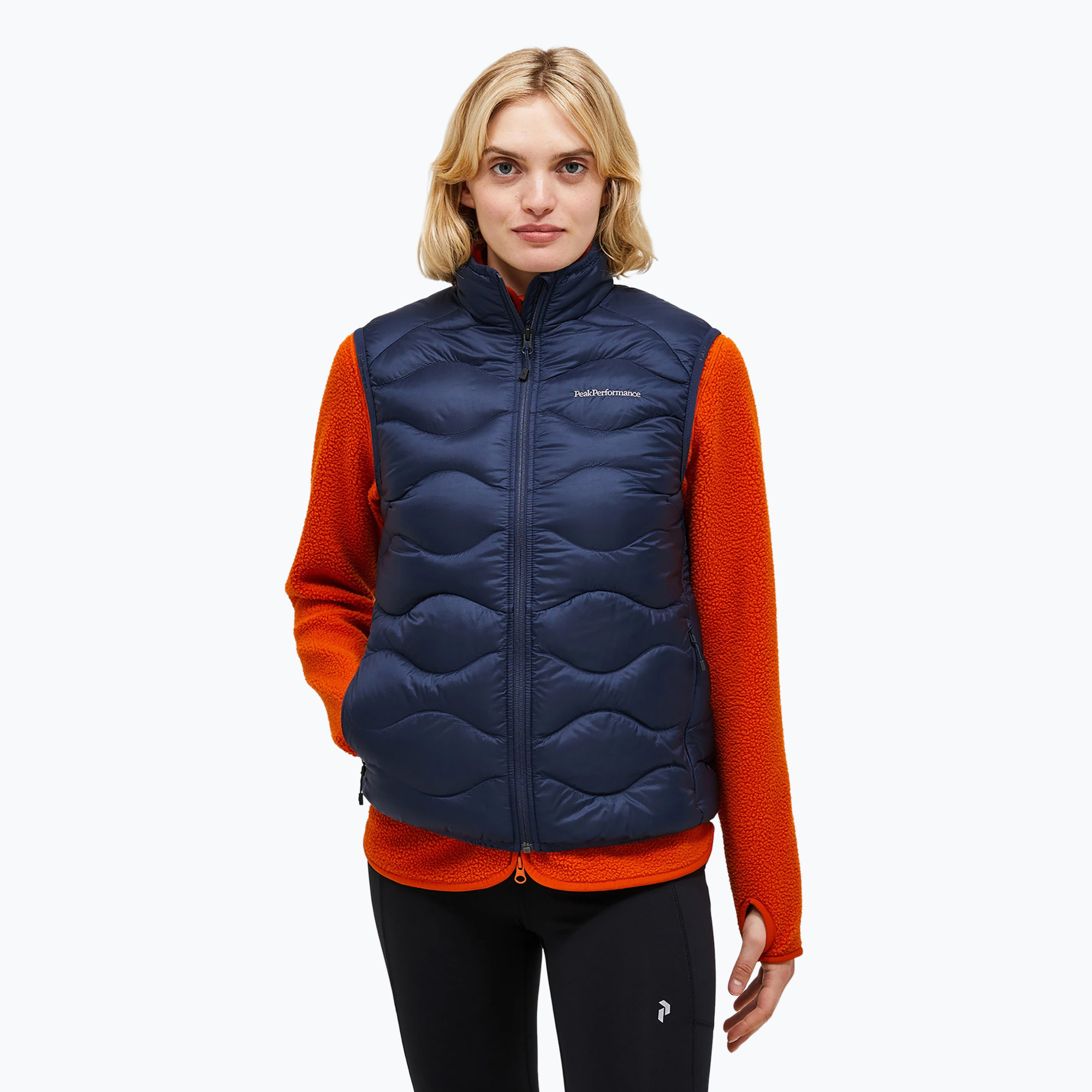 Peak Performance donna senza maniche Helium Down ombra blu (S) (Helium Down G79846030)