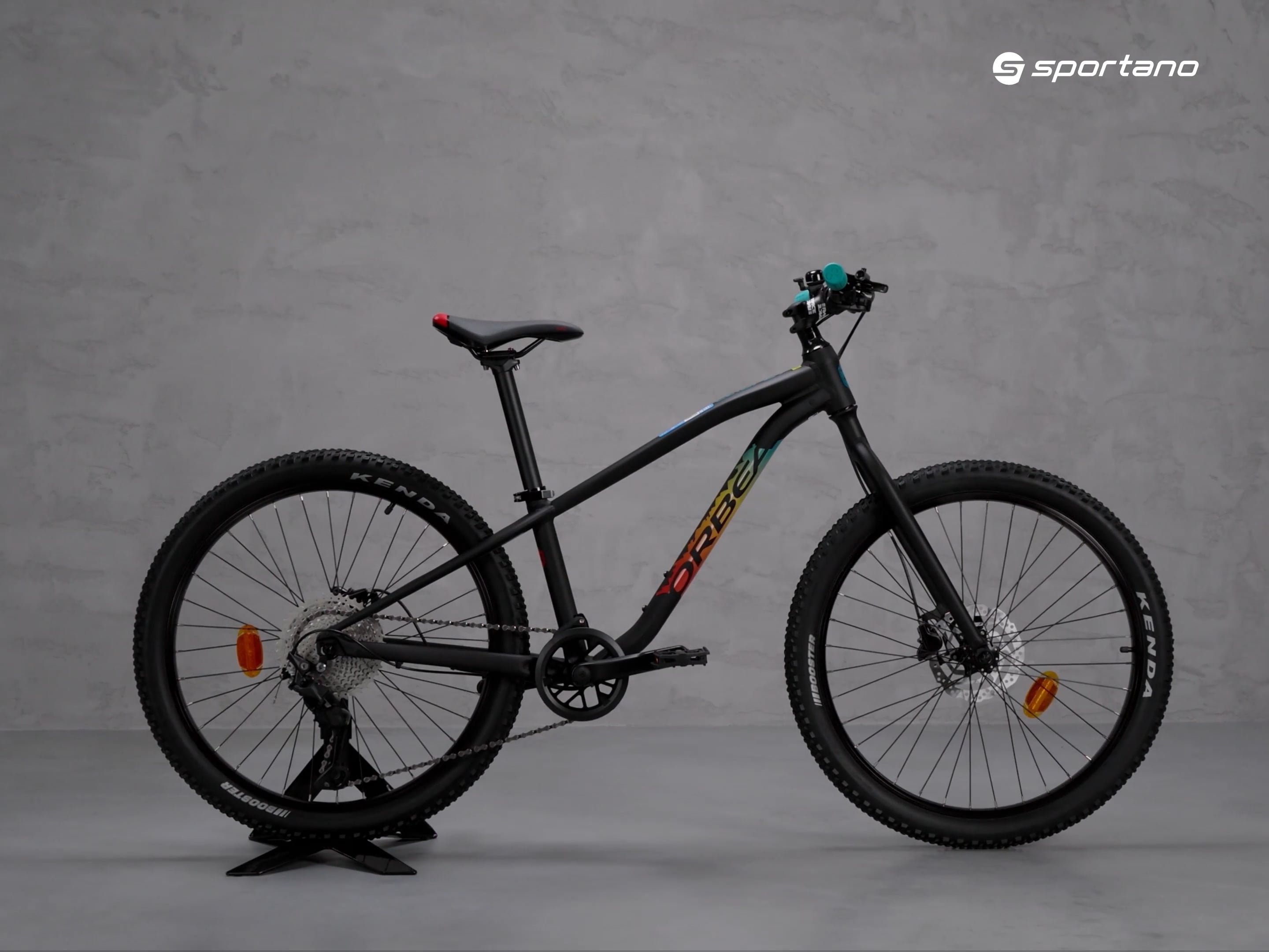 Orbea Laufey 24 H30 2022 nero/arcobaleno bici da bambino