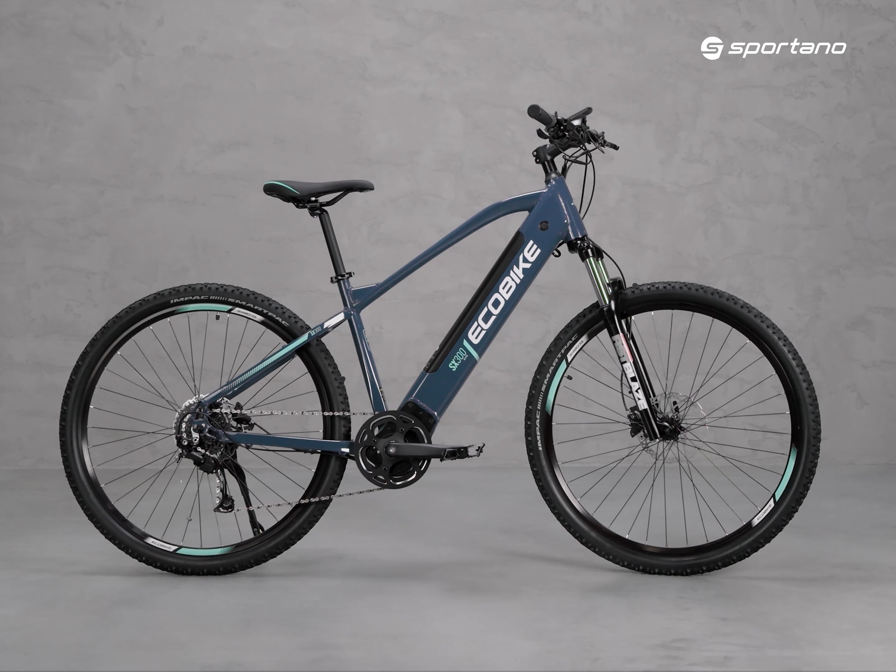 Bicicletta elettrica EcoBike SX300 48V 14Ah 672Wh X300 LG blu