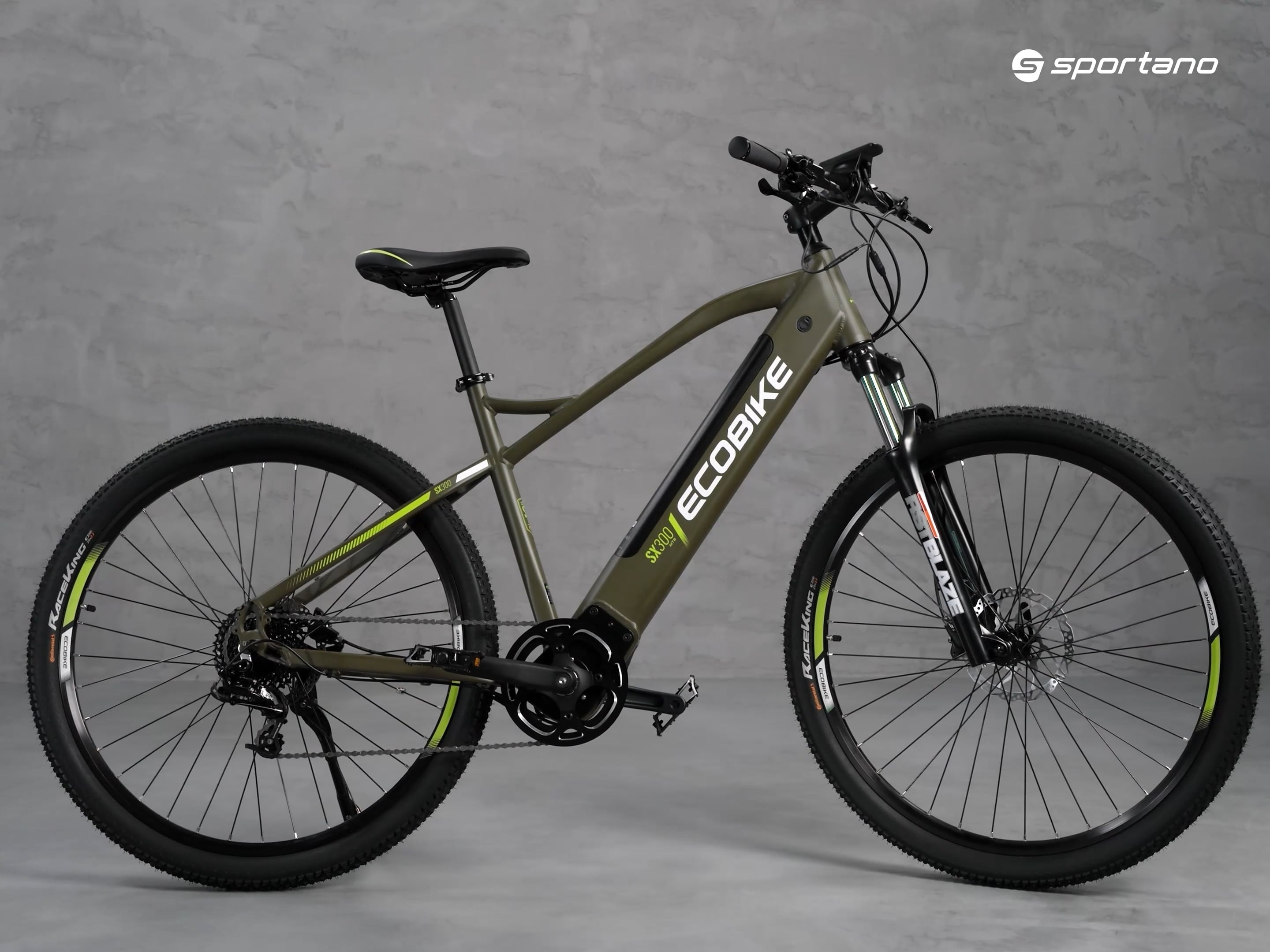 Bicicletta elettrica EcoBike SX300 48V 12,8Ah 614Wh X300 LG verde
