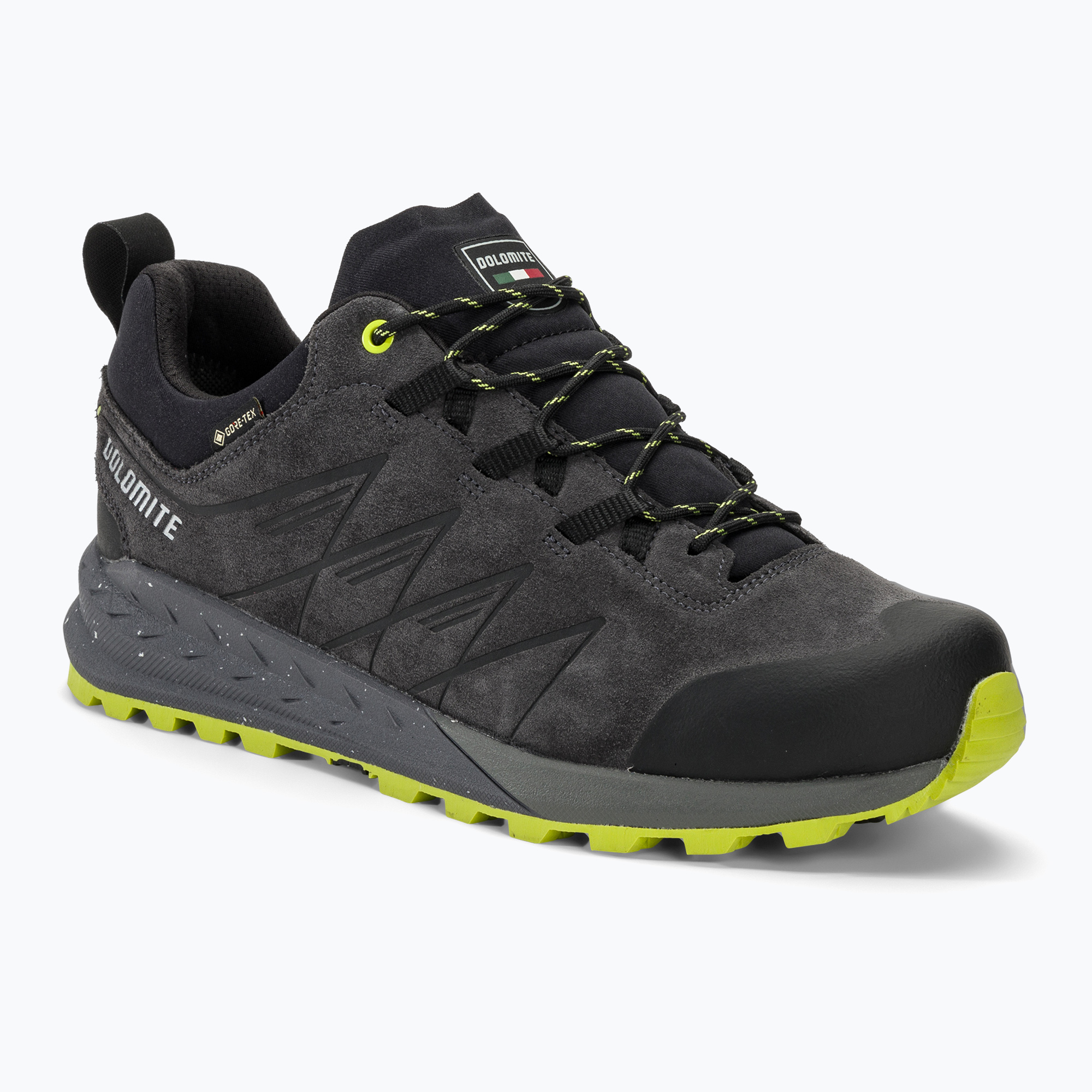 Scarpe da trekking da uomo Dolomite Croda Nera GTX grigio/verde (44 (9.5 UK)) (Croda Nera GTX 292526)