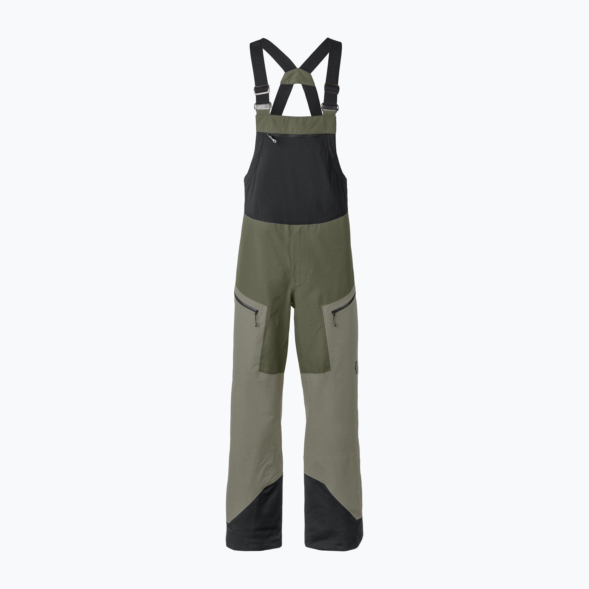 Scott Vertic Ripstop 3L pantaloni da sci da uomo douglas verde/grigio polvere (L) (Vertic Ripstop 3L 419931)