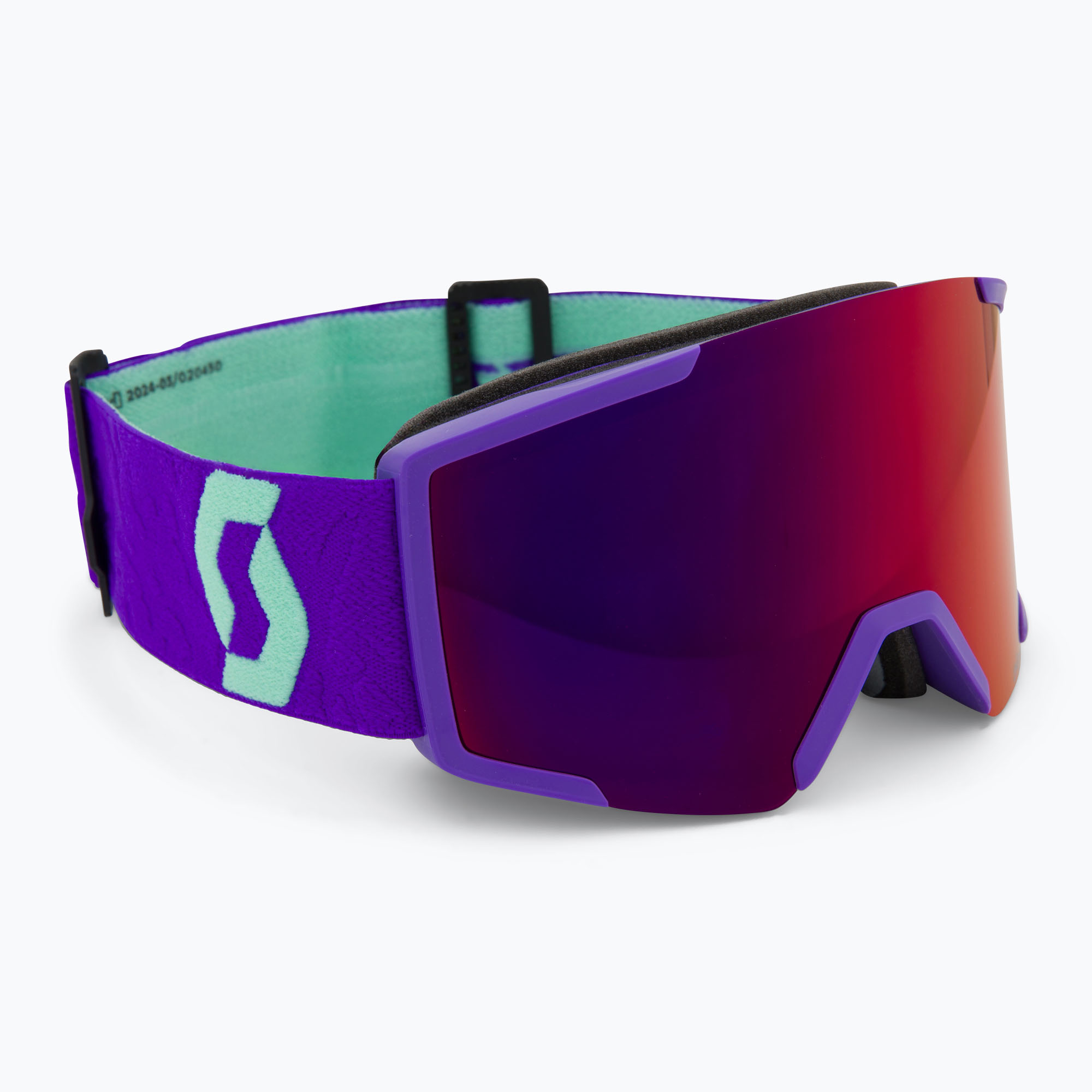 Occhiali da sci SCOTT Shield viola intenso/rosso solare cromato (M-L) (Shield 277837)