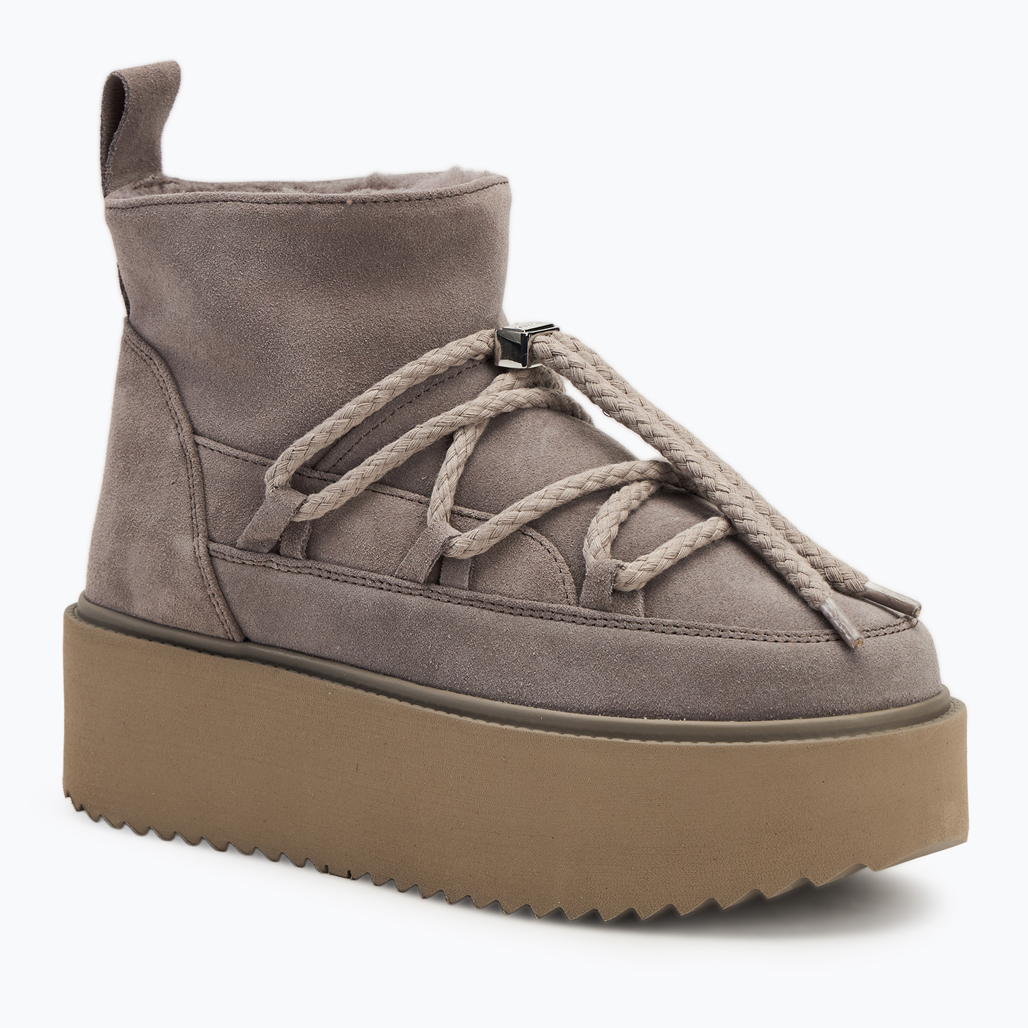 Stivali da neve donna INUIKII Classic Low Platform grigio (39 EU) (Classic Low Platform 75204-004-202)