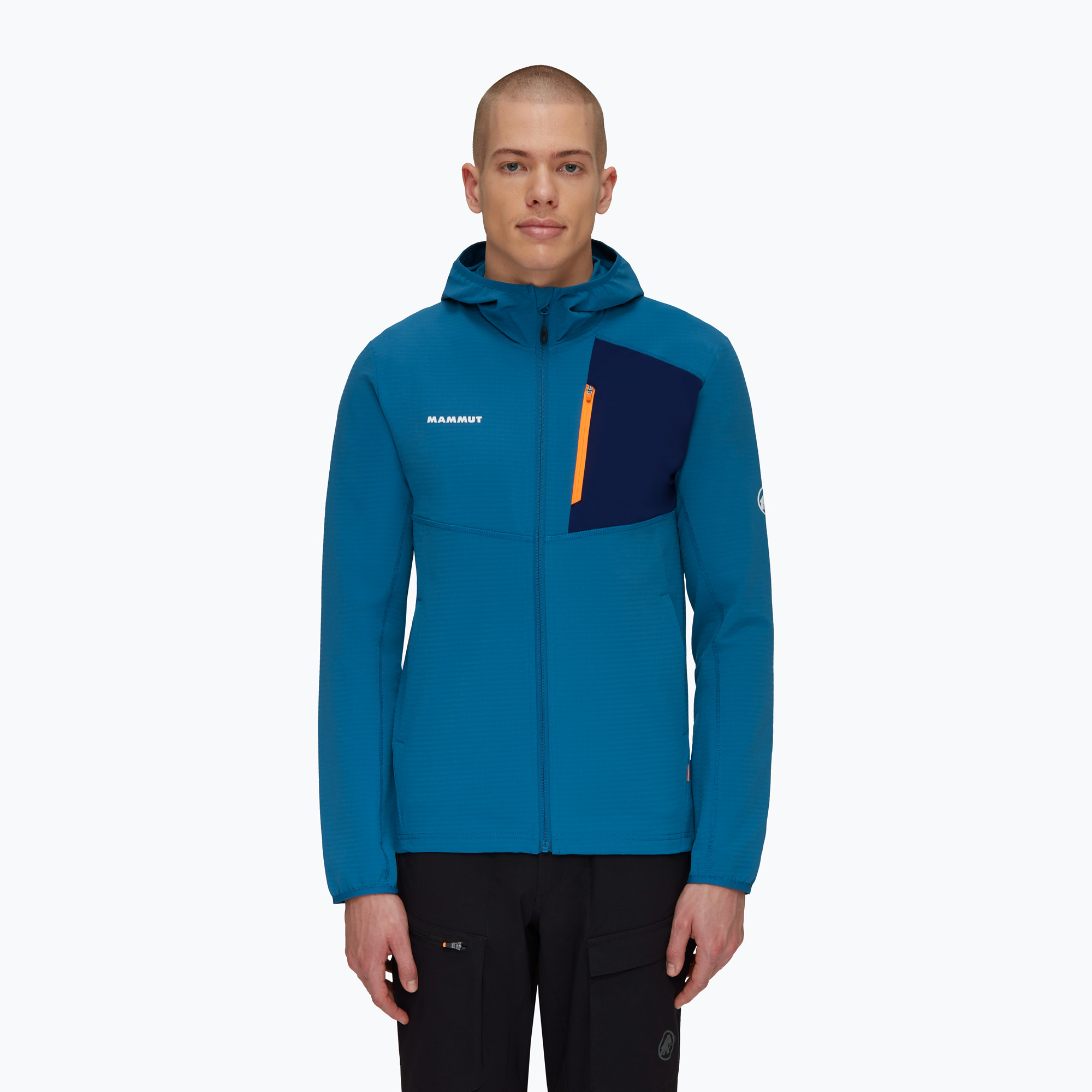 Mammut Madris Light ML Felpa da trekking da uomo con cappuccio deep ice (S) (1014-03841-50550-113)