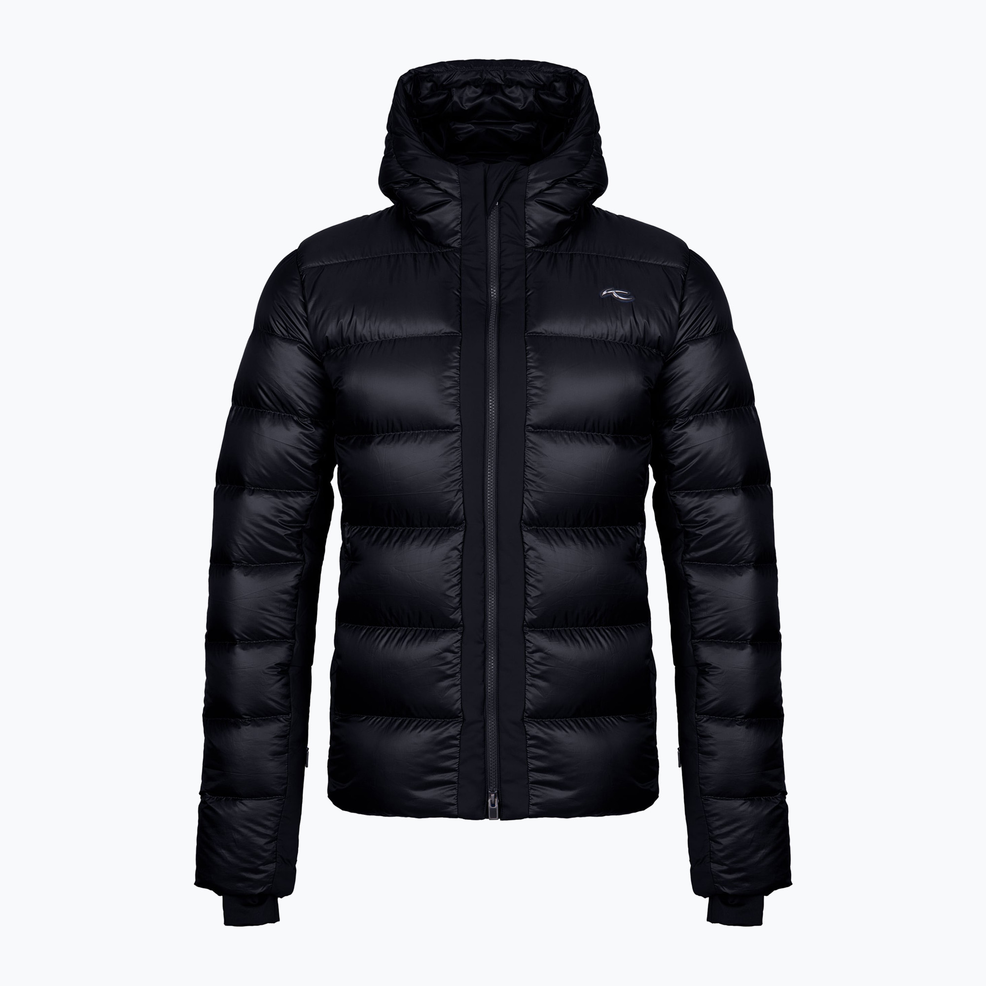 Giacca invernale da uomo KJUS Blackcomb con cappuccio nero