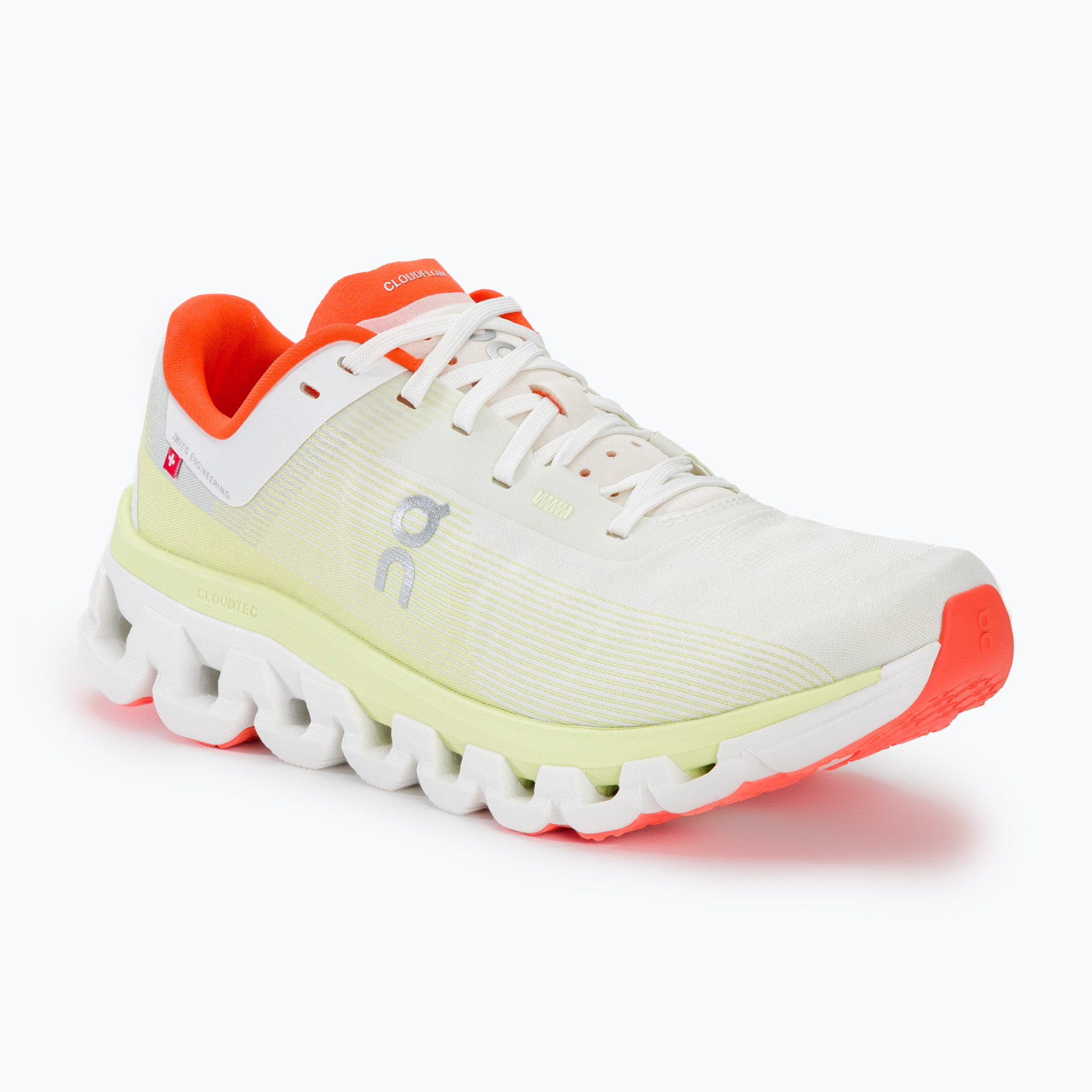 Scarpe da corsa da donna On Running Cloudflow 4 white/hay (37 EU) (Cloudflow 4 3WD30111018)