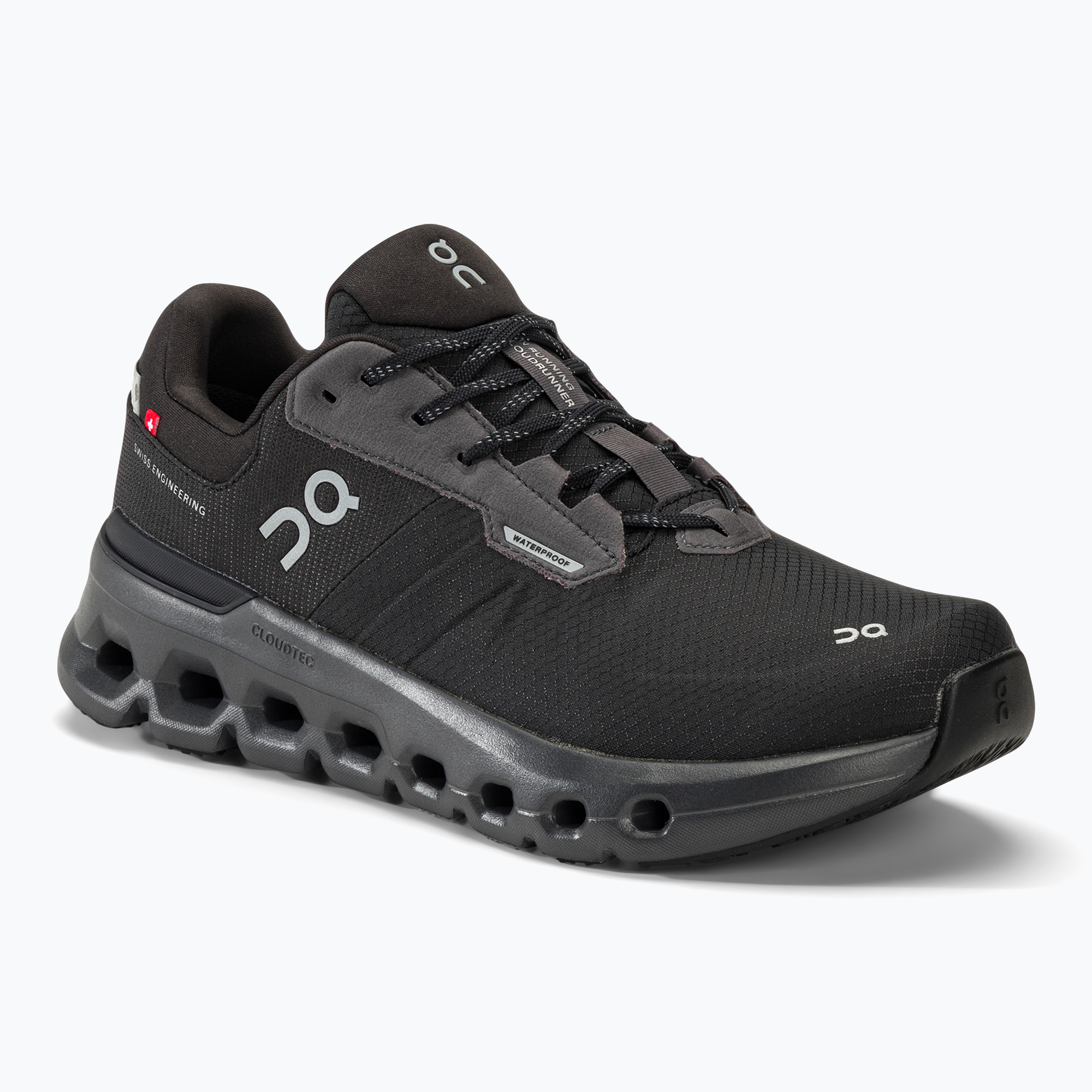 Scarpe da corsa On Running Cloudrunner 2 Waterproof magnet/black da uomo (44.5 EU) (Cloudrunner 2 Waterproof 3ME10152130)