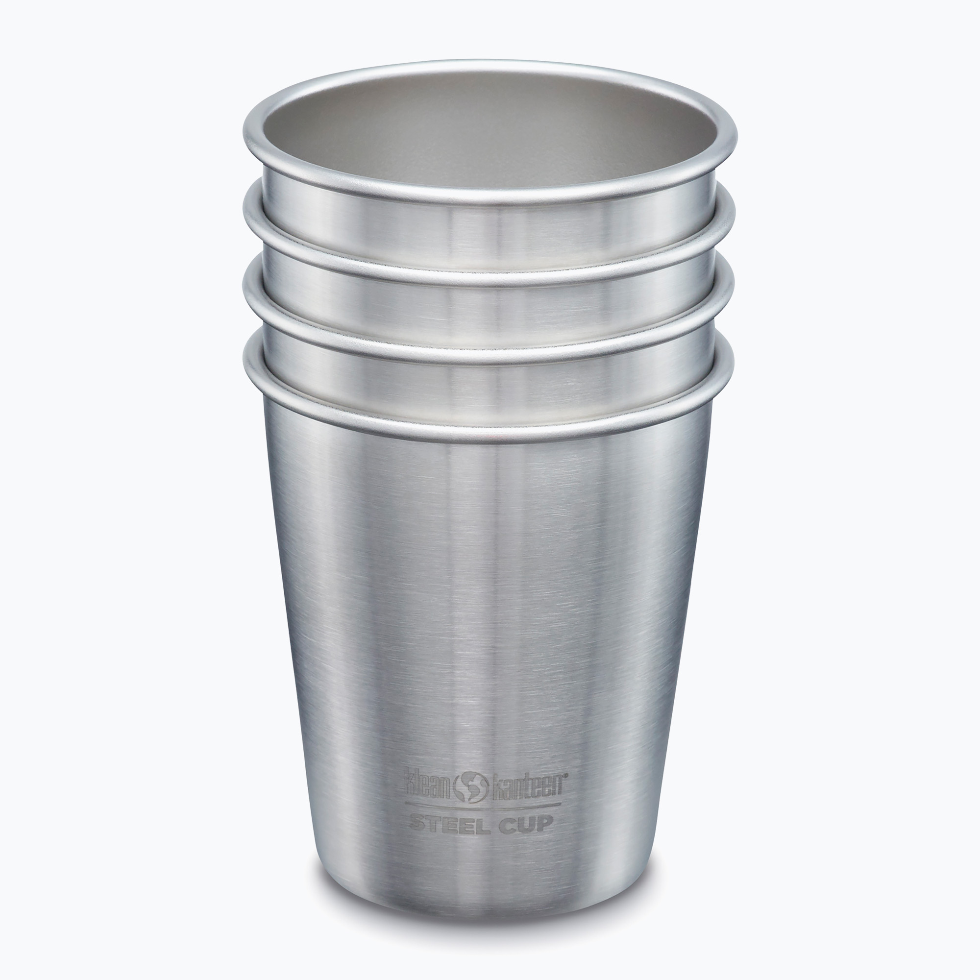 Bicchieri Klean Kanteen 4 pezzi in acciaio inox spazzolato (295 ml) (Pint Cup 1005867)