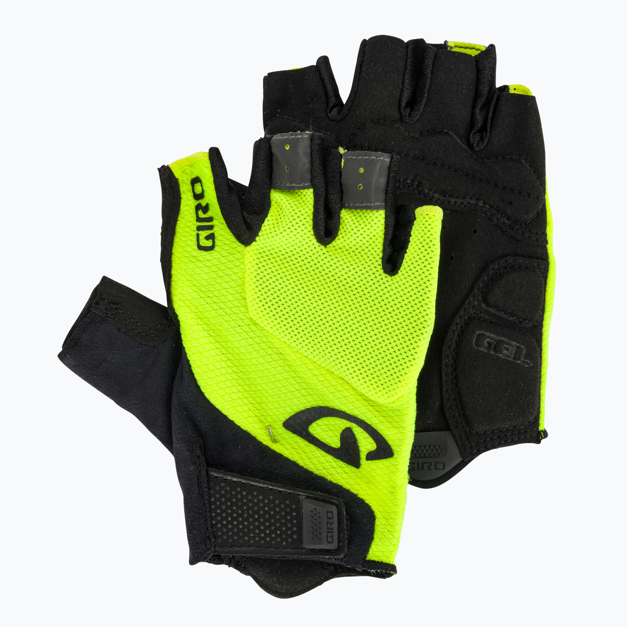 Guanti da ciclismo da uomo Giro Bravo Gel highlight yellow (M) (Bravo Gel GR-7085644)