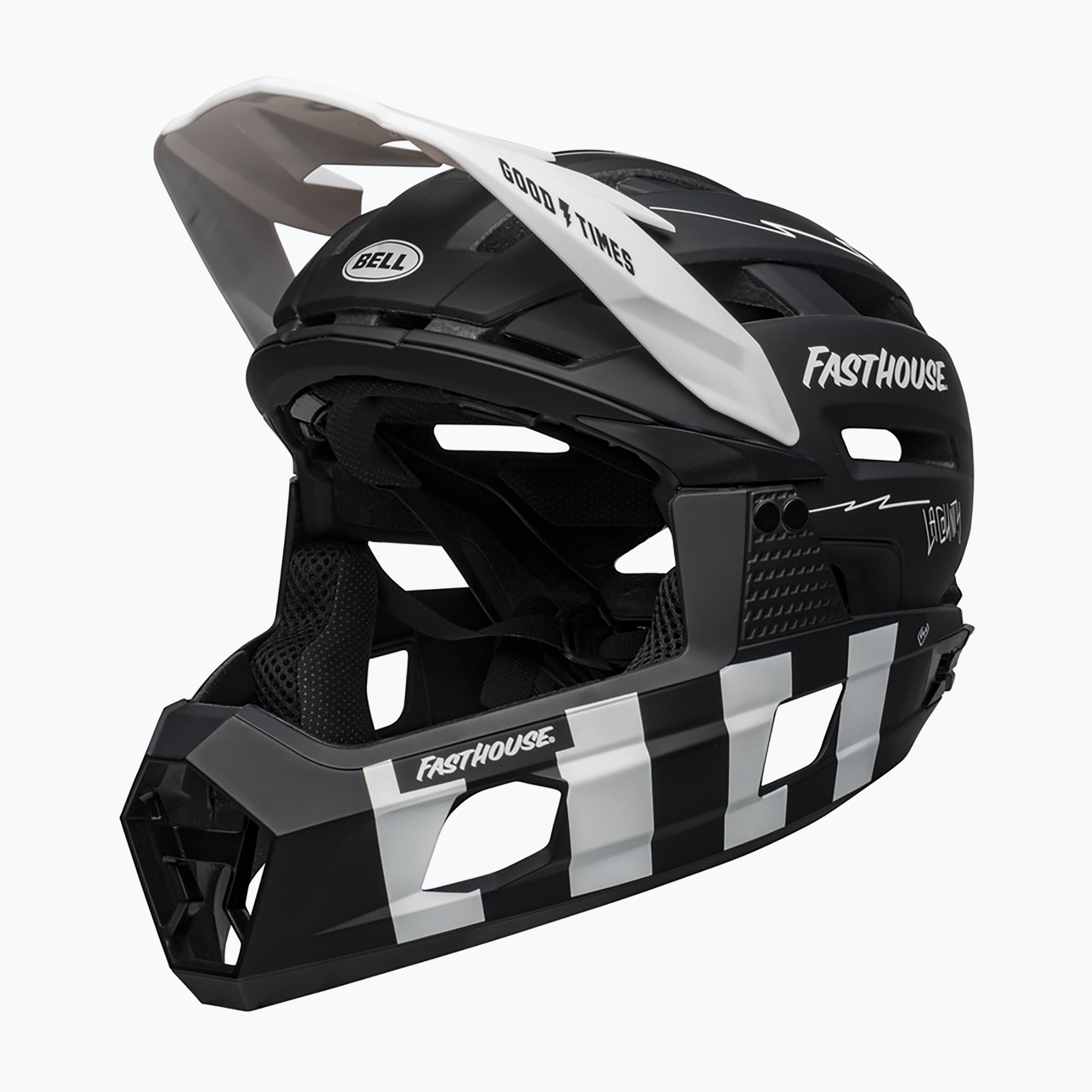 Bell FF Super Air R MIPS Spherical 2023 casco bici nero opaco bianco/fasthouse (55-59 cm) (FF Super Air R MIPS Spherical BEL-7127387)