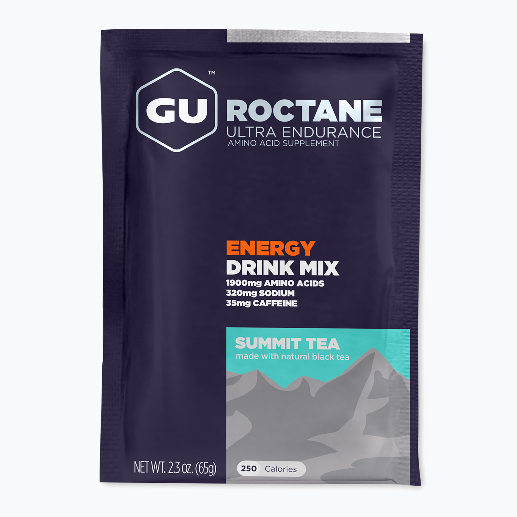 GU Roctane Energy Drink Mix 65 g Tè al vertice (65 g) (Roctane Energy Drink Mix 124195)