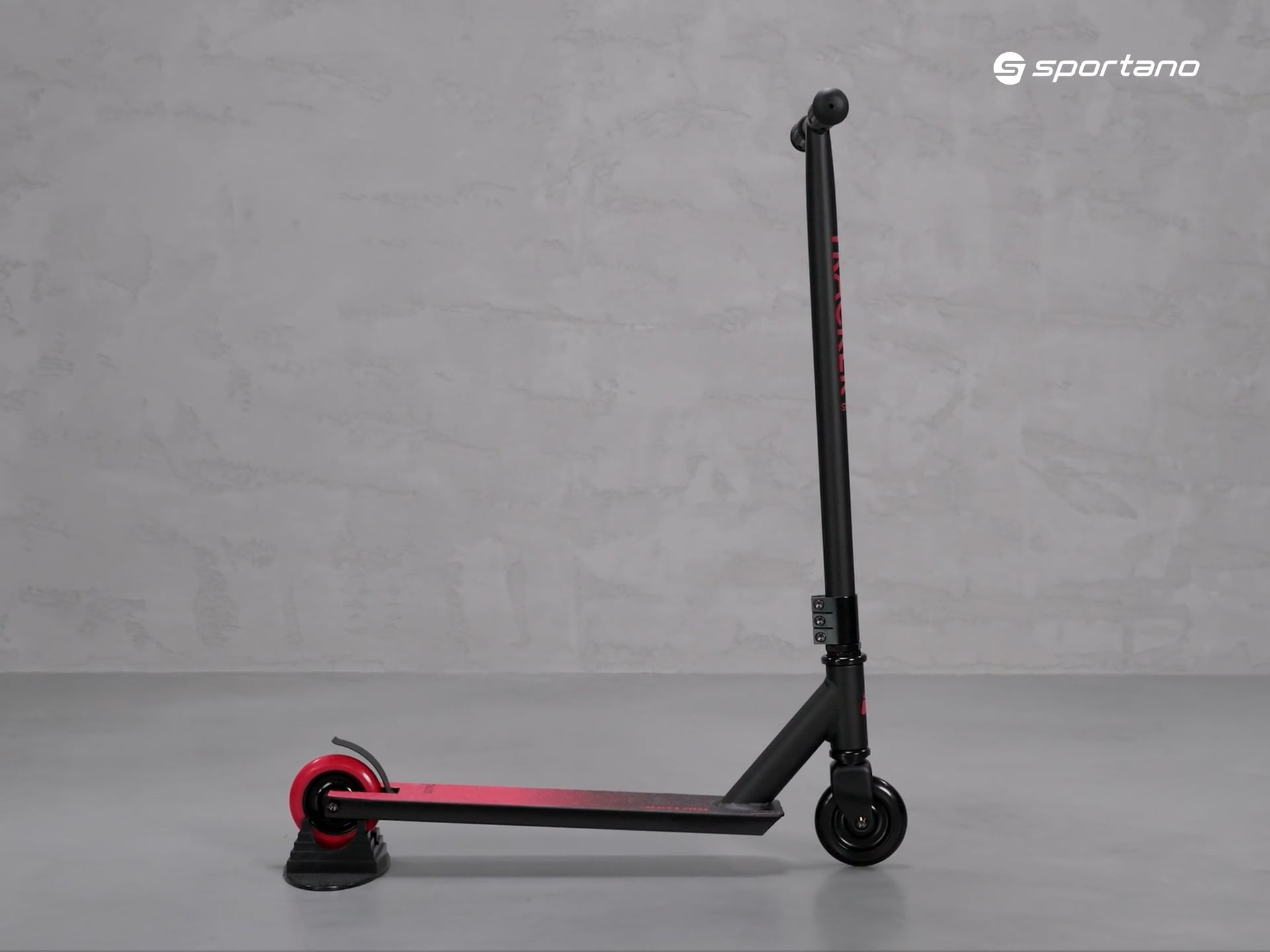 Meteor Tracker scooter freestyle nero/rosso