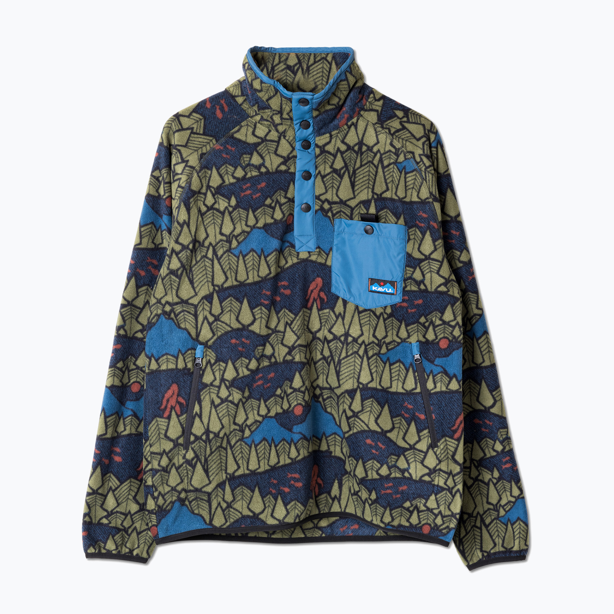 KAVU felpa da uomo teannaway sasquatch twilight