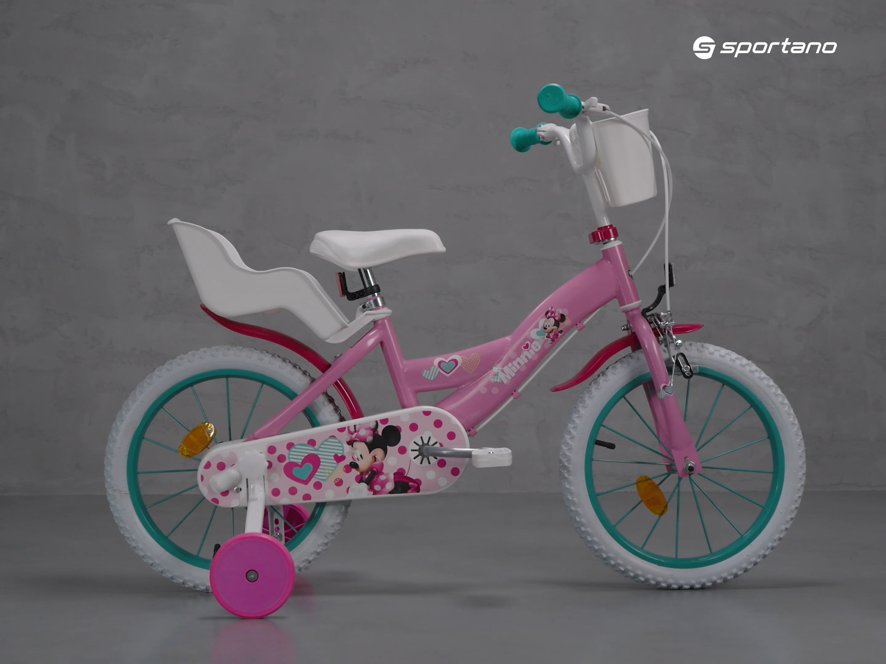 Bicicletta per bambini Huffy Minnie 16" rosa