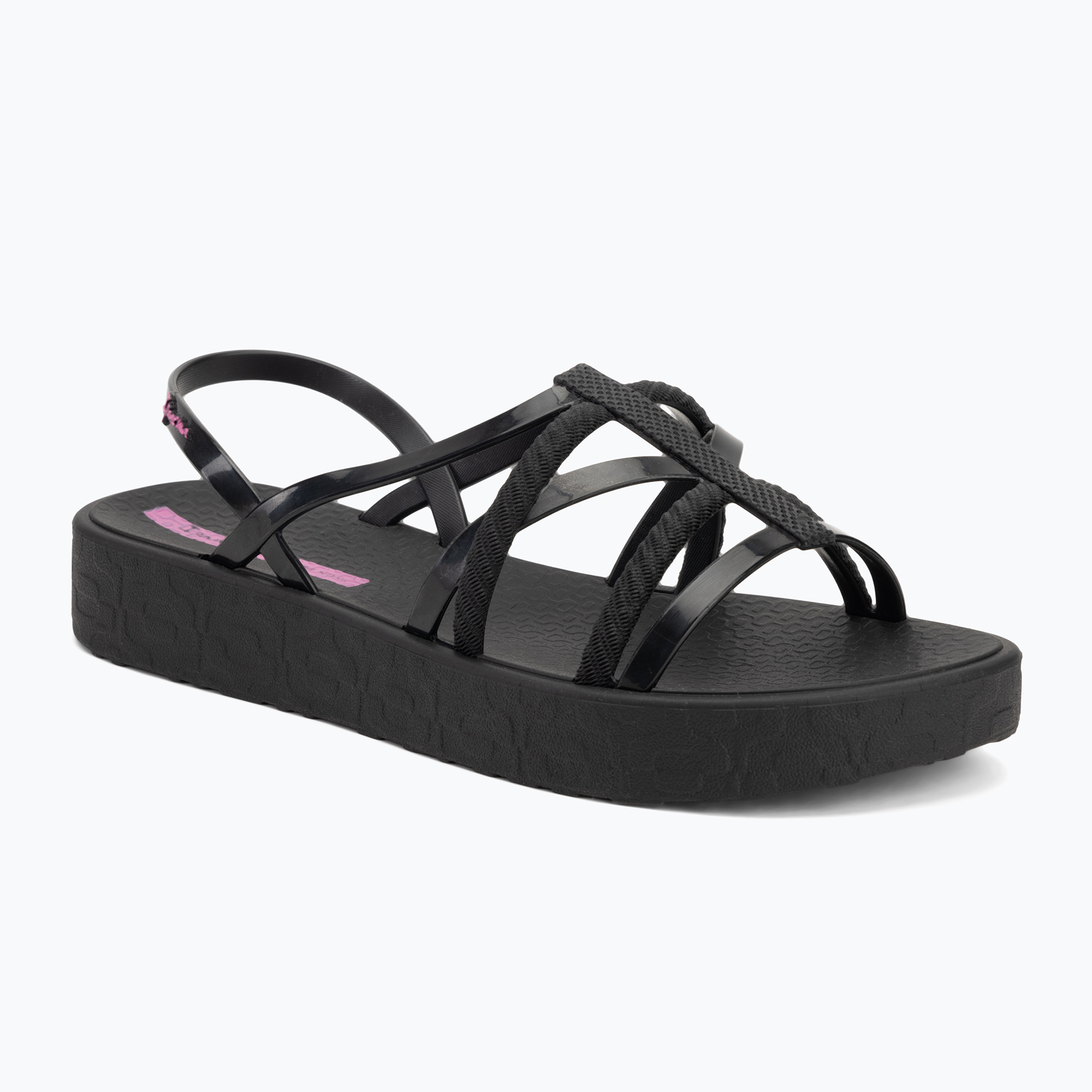 Sandali Ipanema Diversa Flatform donna nero/nero/lilla (39 EU) (Diversa Flatform 27238-BH322)