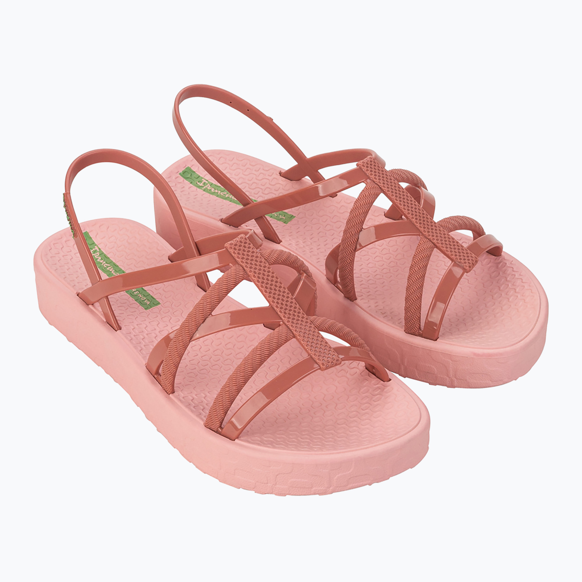 Sandali Ipanema Diversa Flatform donna rosa chiaro/rosa/verde (37 EU) (Diversa Flatform 27238-BH330)